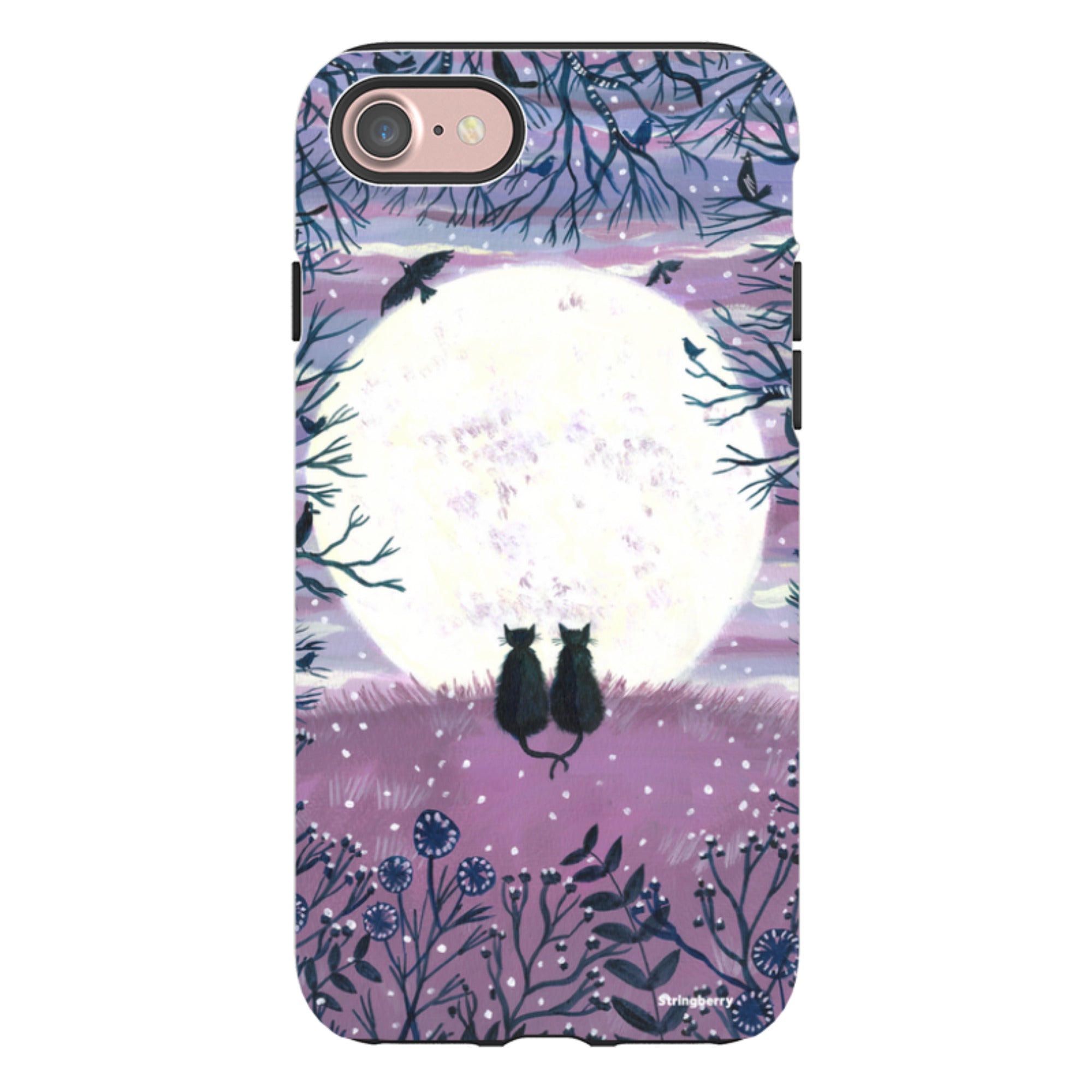 iPhone Tough Case - Winter Cats II By Mary Stubberfield