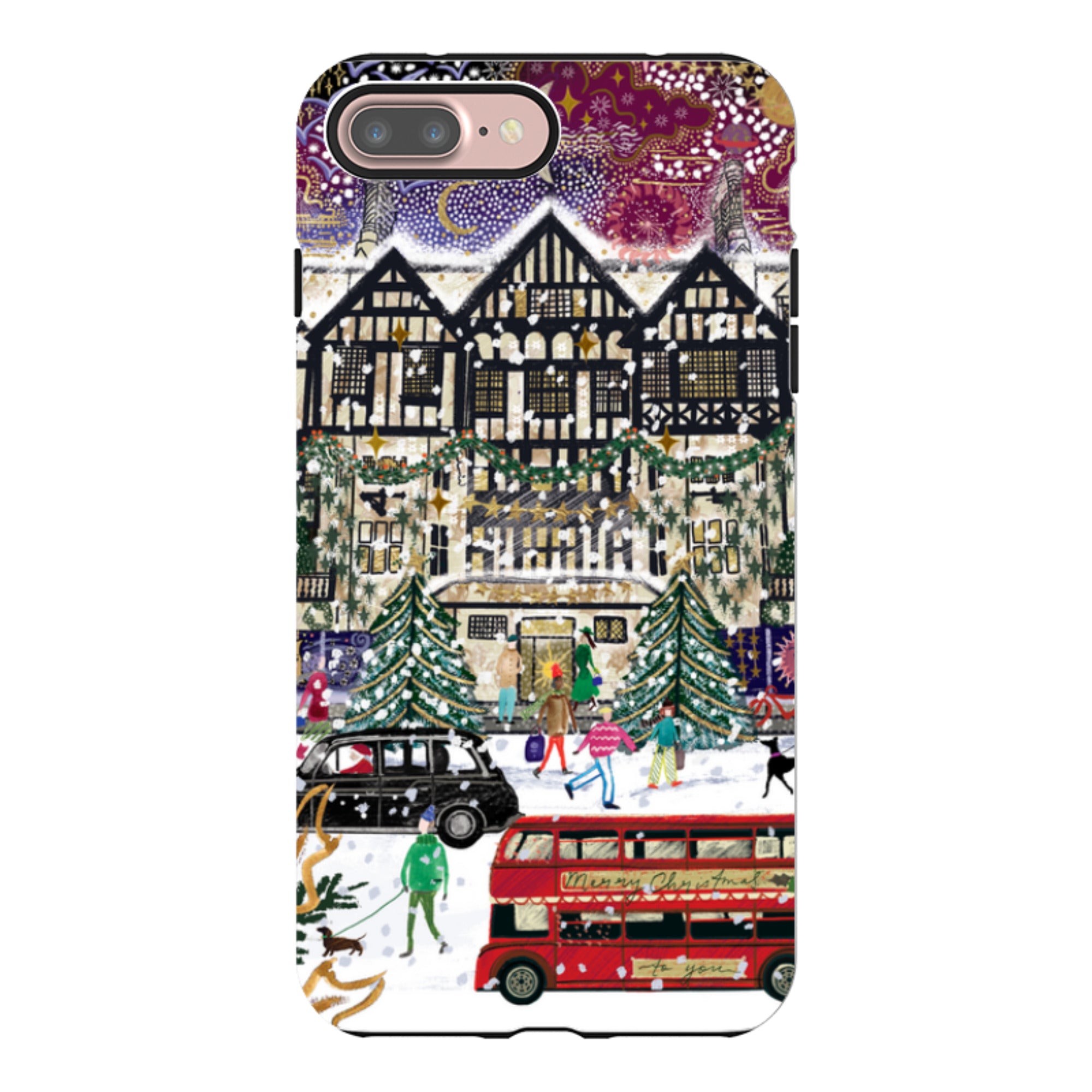 iPhone Tough Case - Christmas In London By Emma Frances Grant