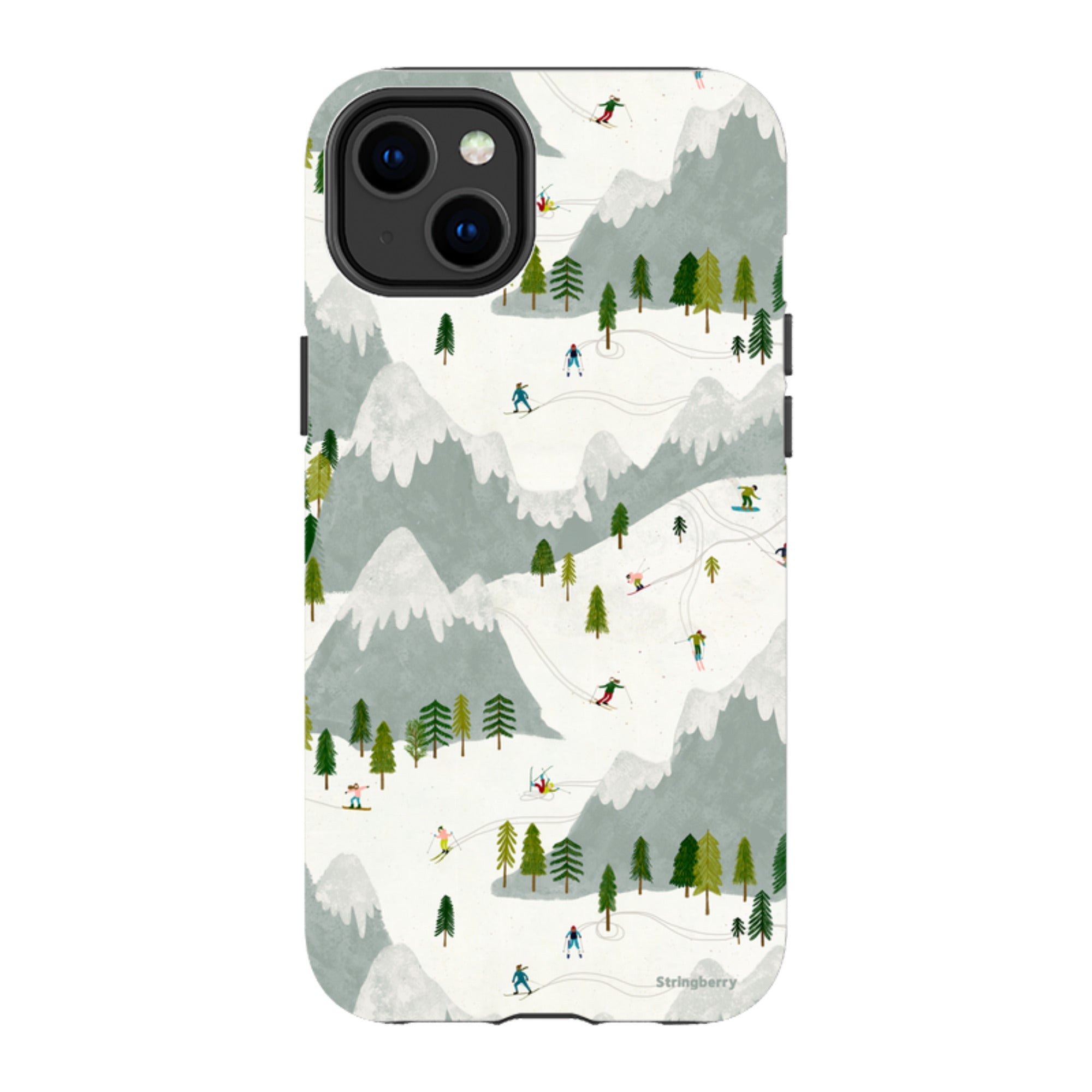iPhone Tough Case - Winter Landscape I By Katherine Quinn