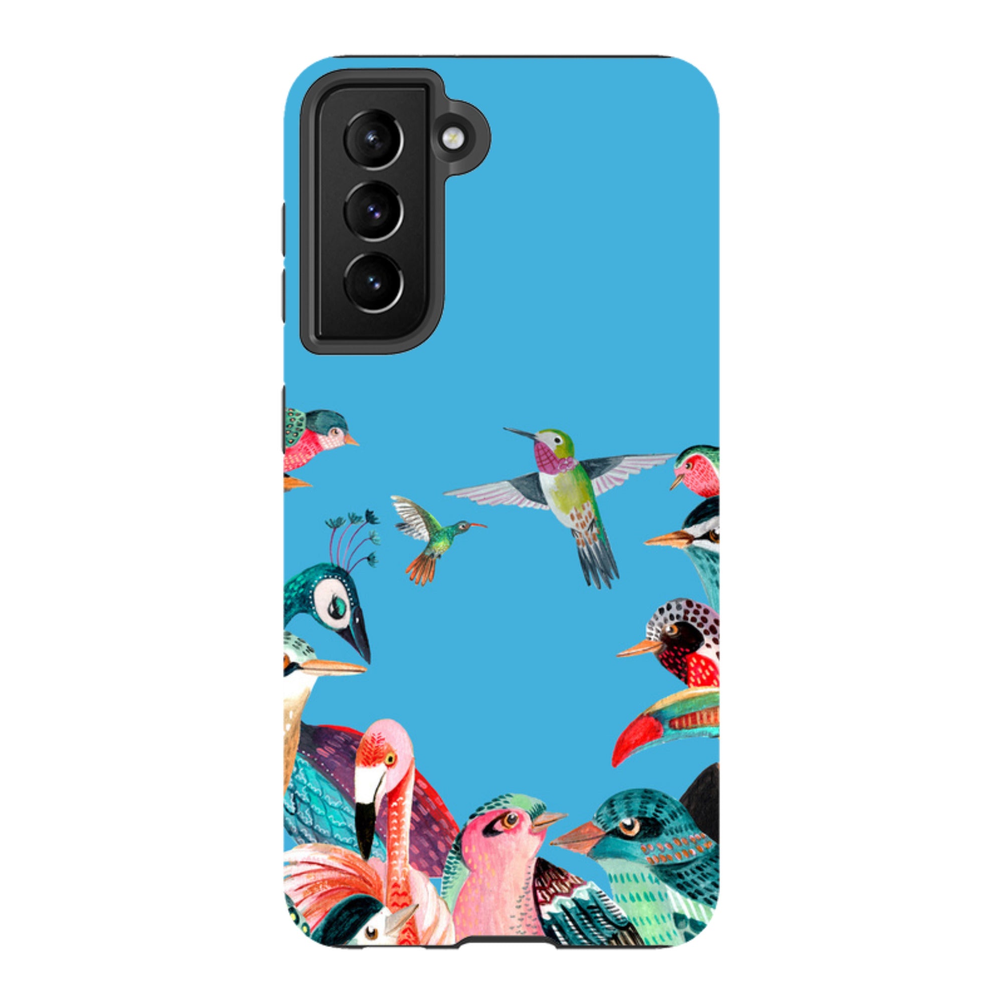 Samsung Tough Case - Blue Birds By Caroline Bonne Muller