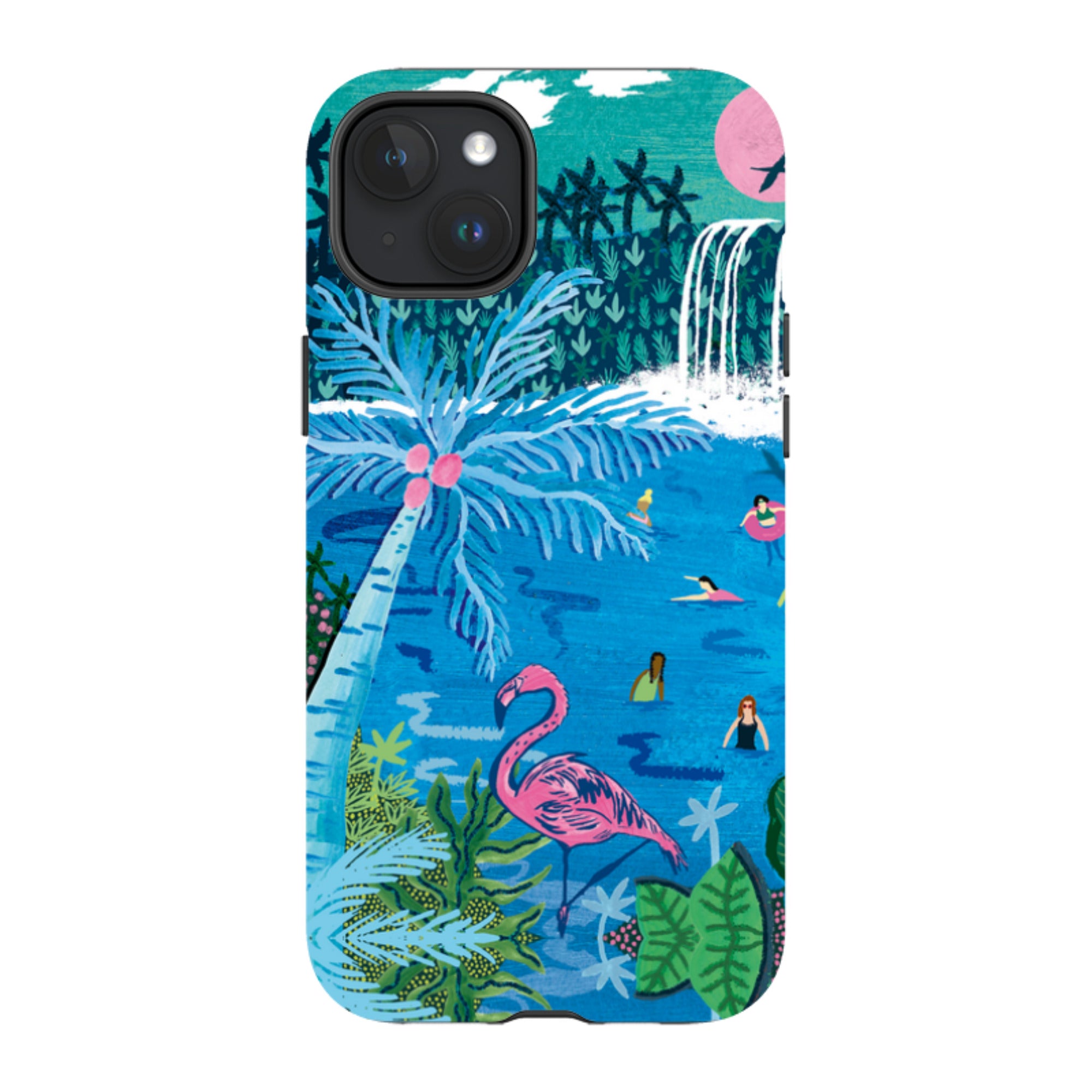 iPhone MagSafe Tough Case - Palm Pool III By Emma Frances Grant