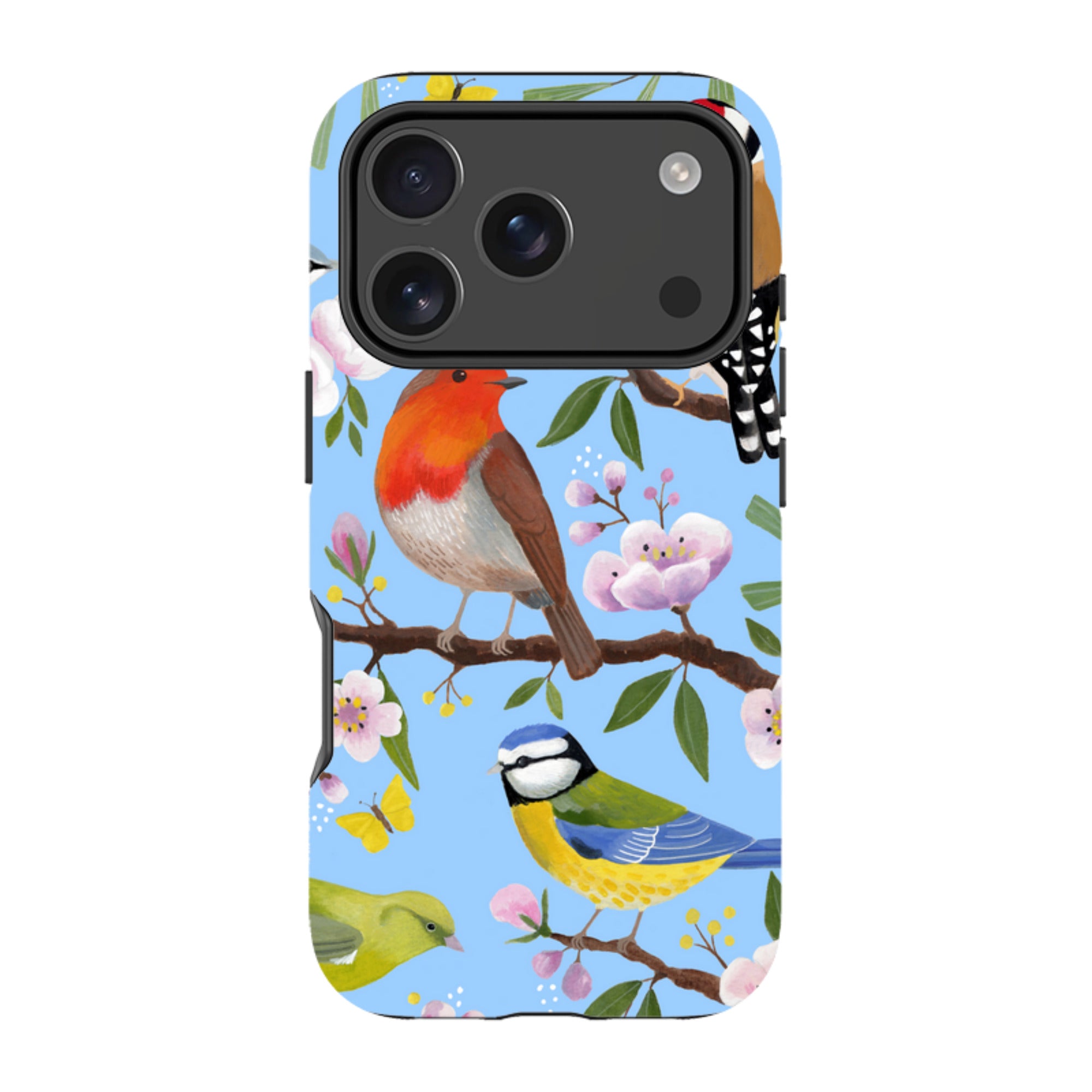 iPhone MagSafe Tough Case -  Garden Birds By Bex Parkin