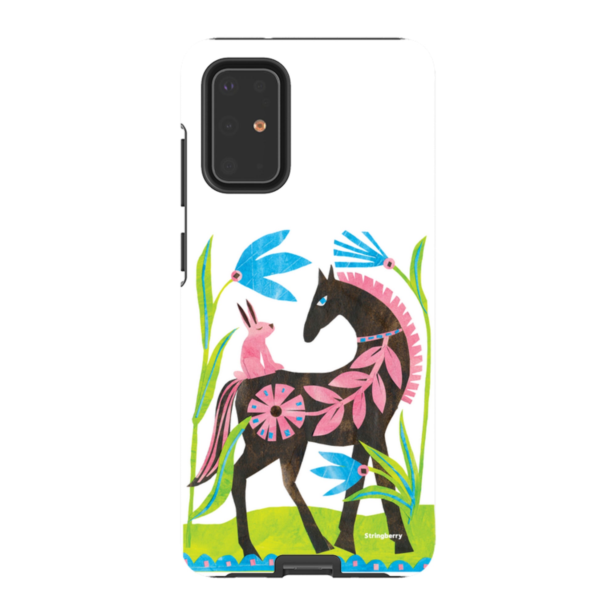 Samsung Tough Case - Folk Horse And Bunny By Tracey English