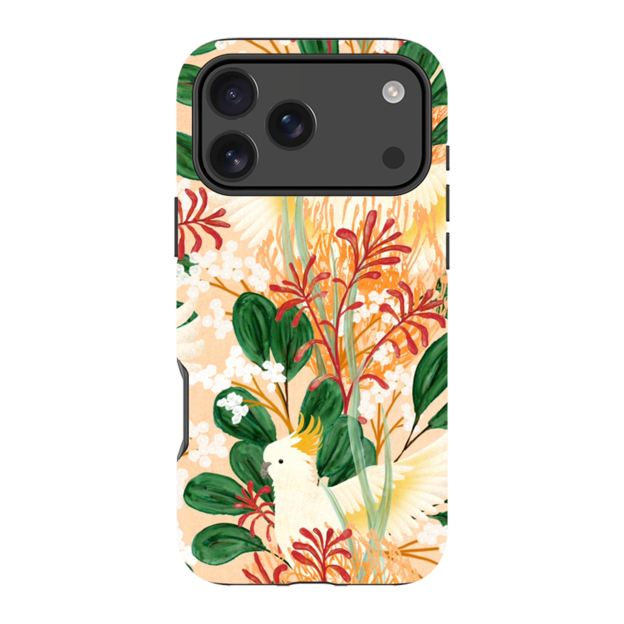 iPhone Tough Case - Cockatoo By Katherine Quinn