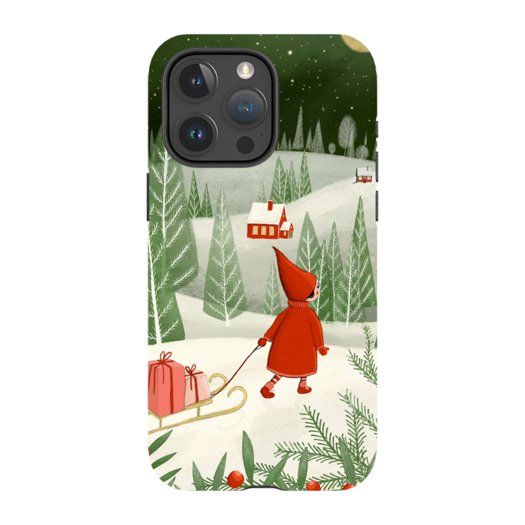 iPhone Tough Case - Christmas Night By Maja Lindberg