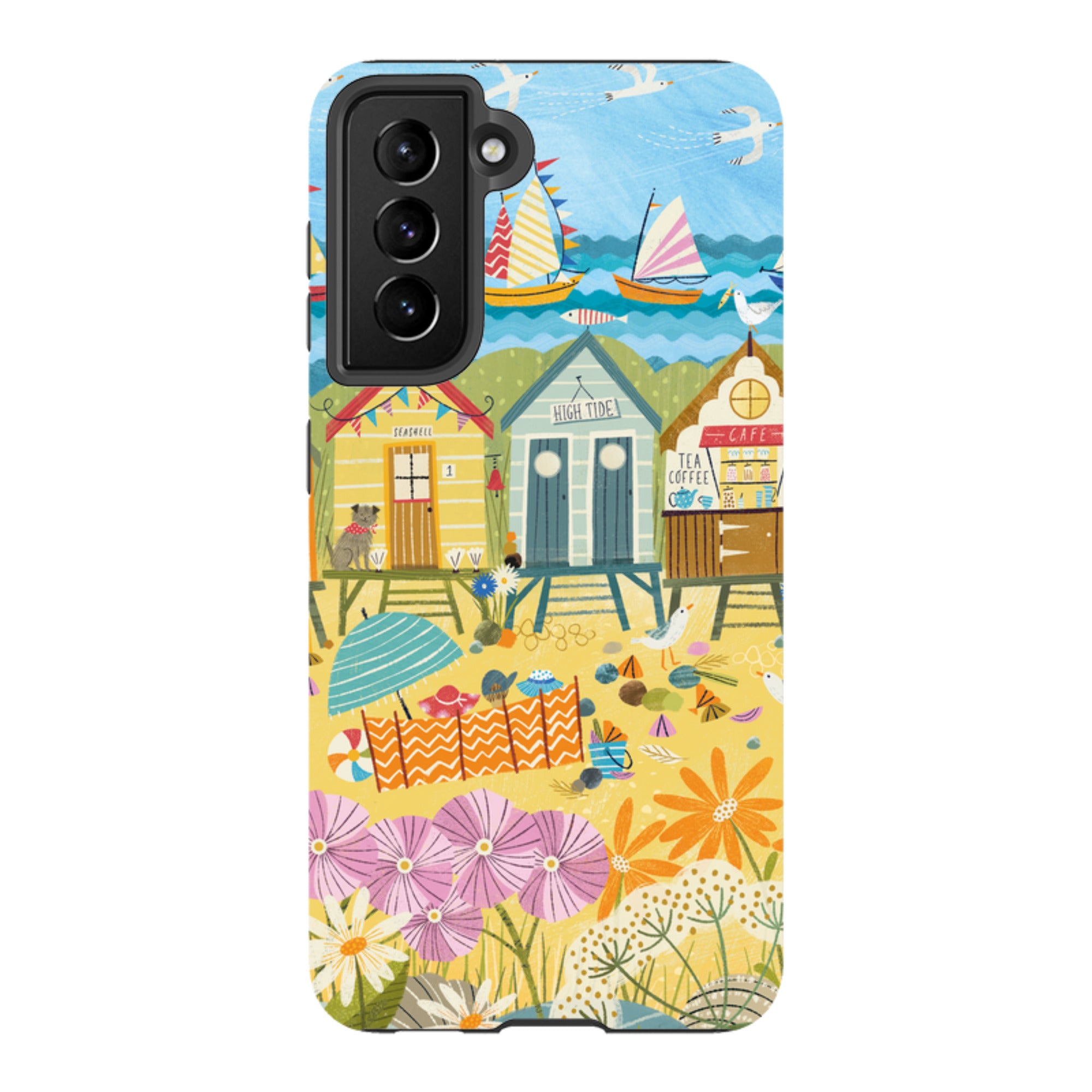 Samsung Tough  Case - Beachy Days 3 By Ali Brookes