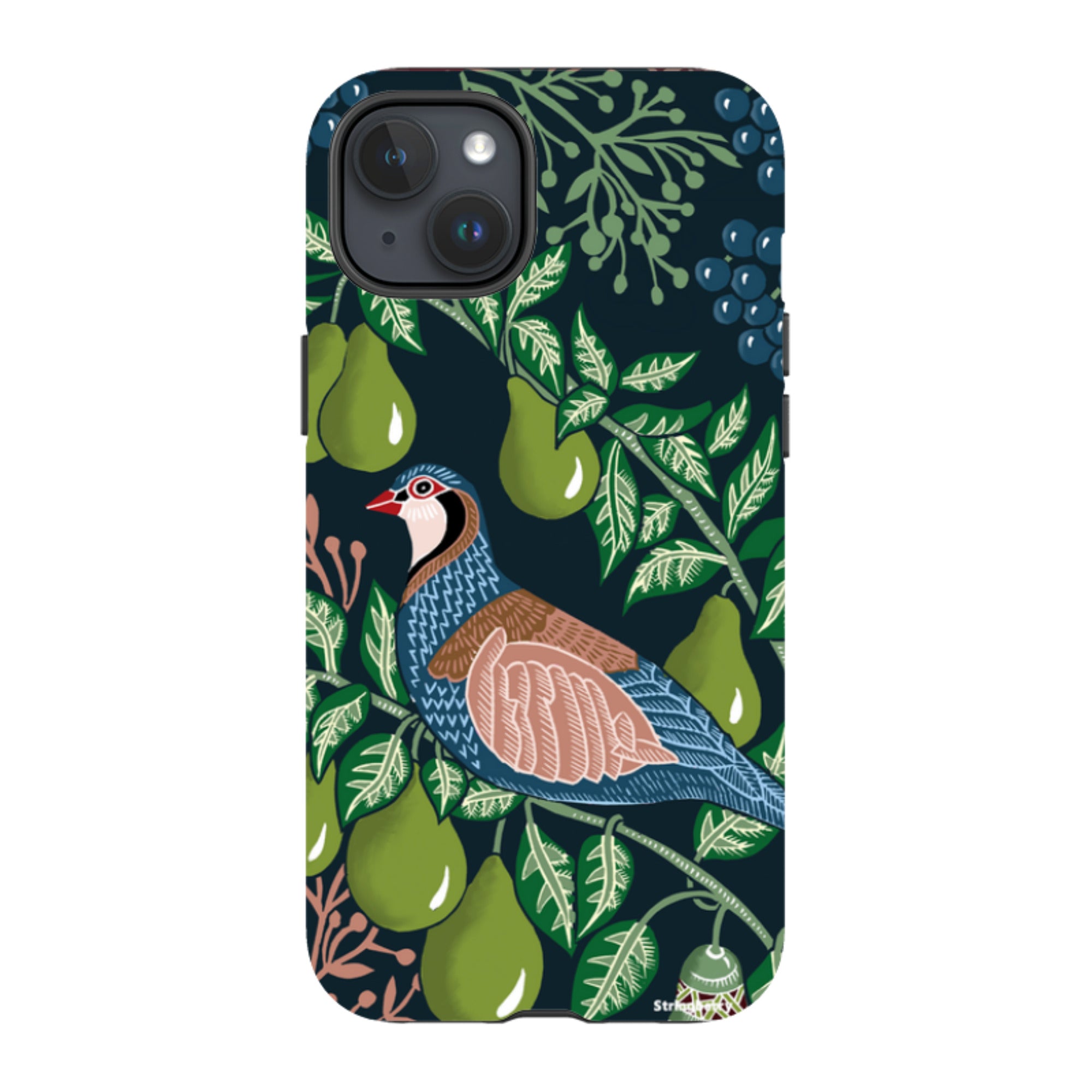 iPhone Tough Case - Partridge In Pear Tree By Kate Heiss