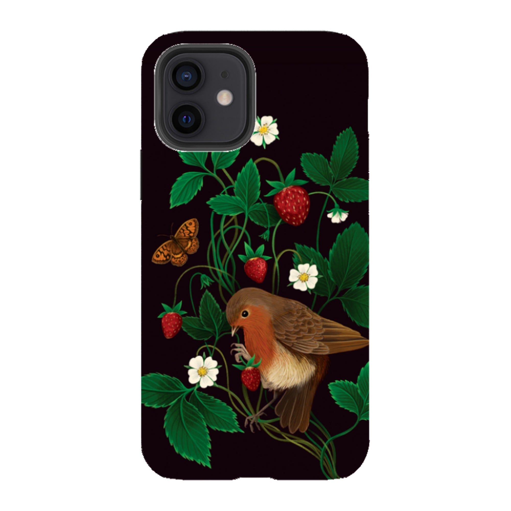 iPhone Tough Case - Strawberry Thief By Anna Stead