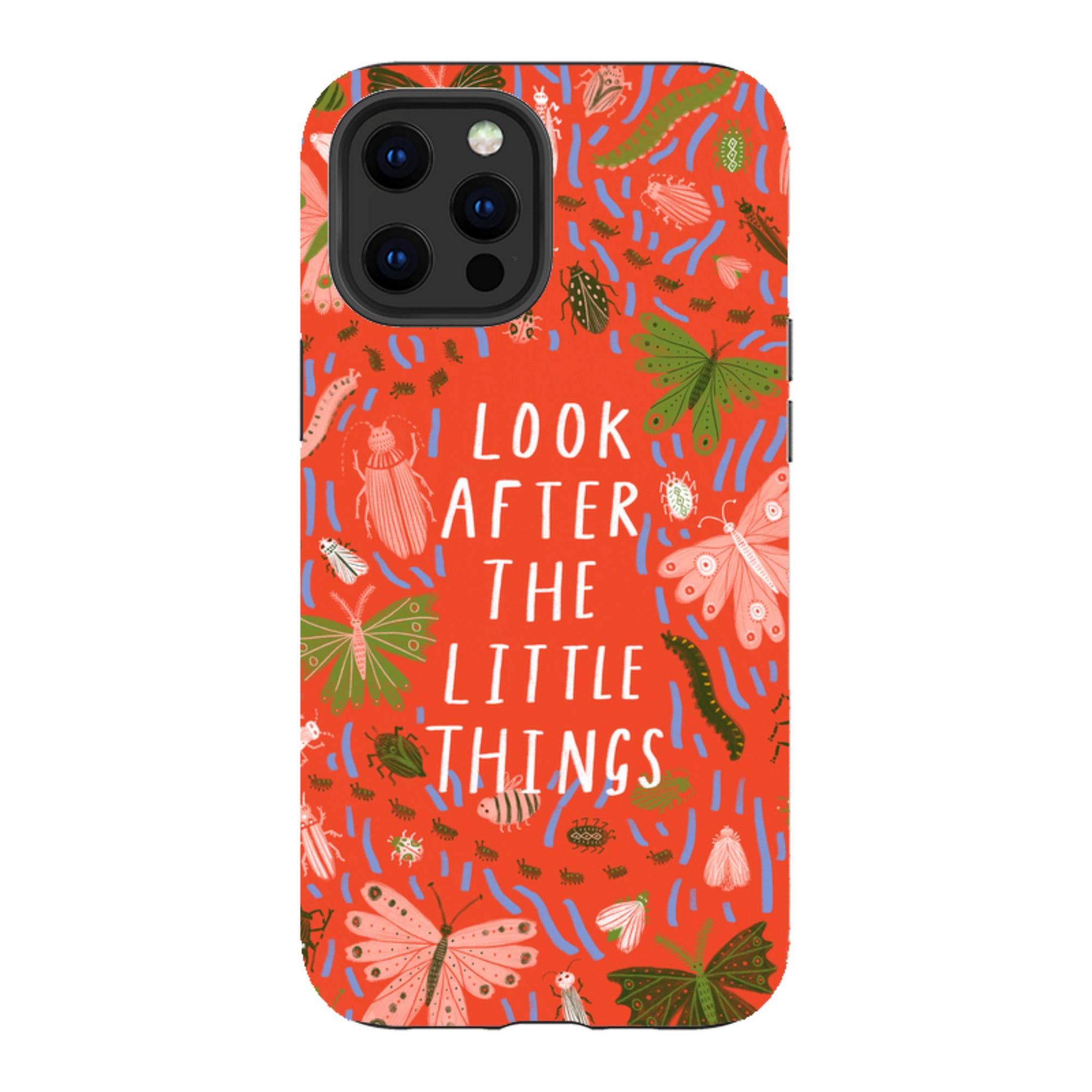 iPhone Tough Case - Little Things Orange By Lee Foster Wilson