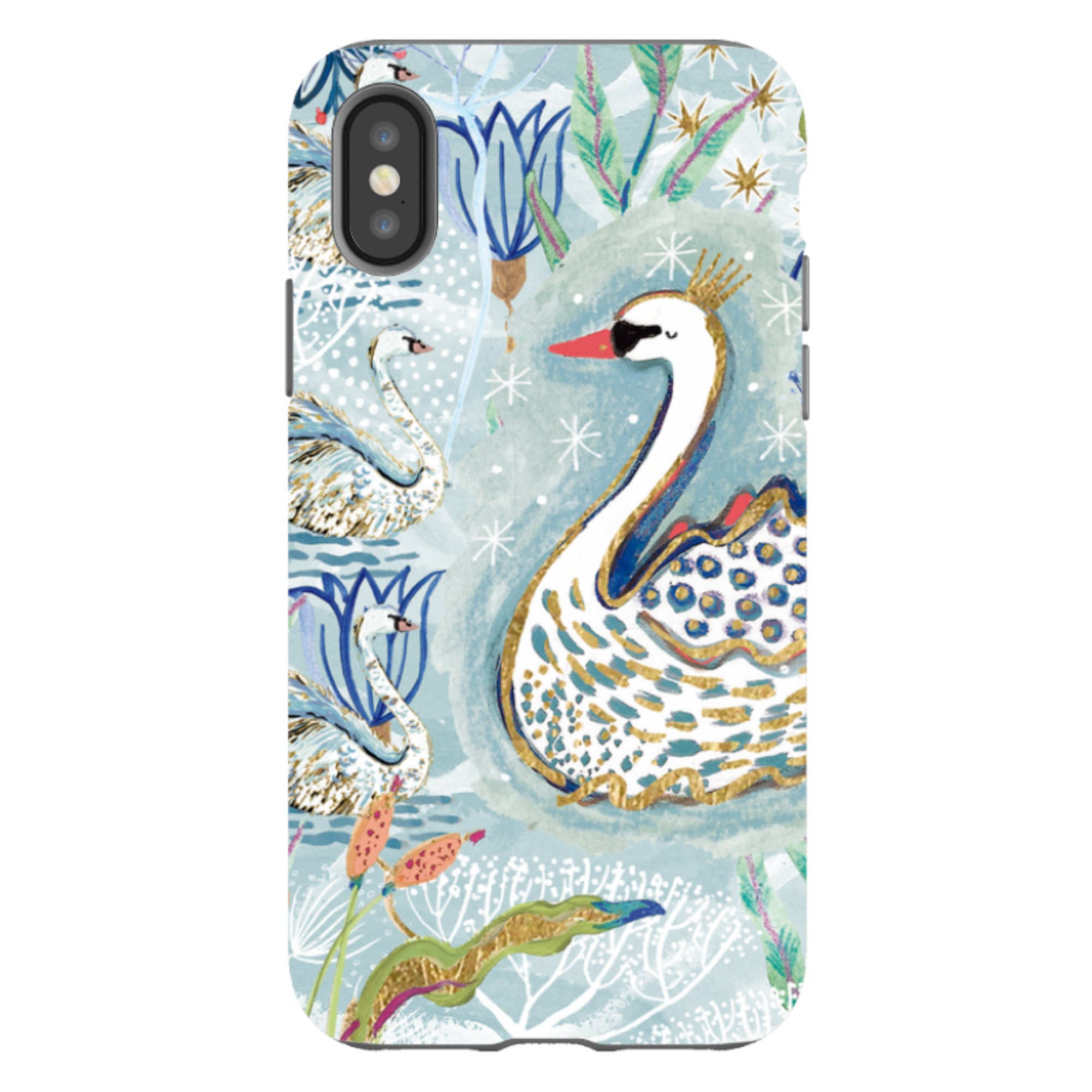 iPhone Tough Case - Seven Swans II By Emma Frances Grant