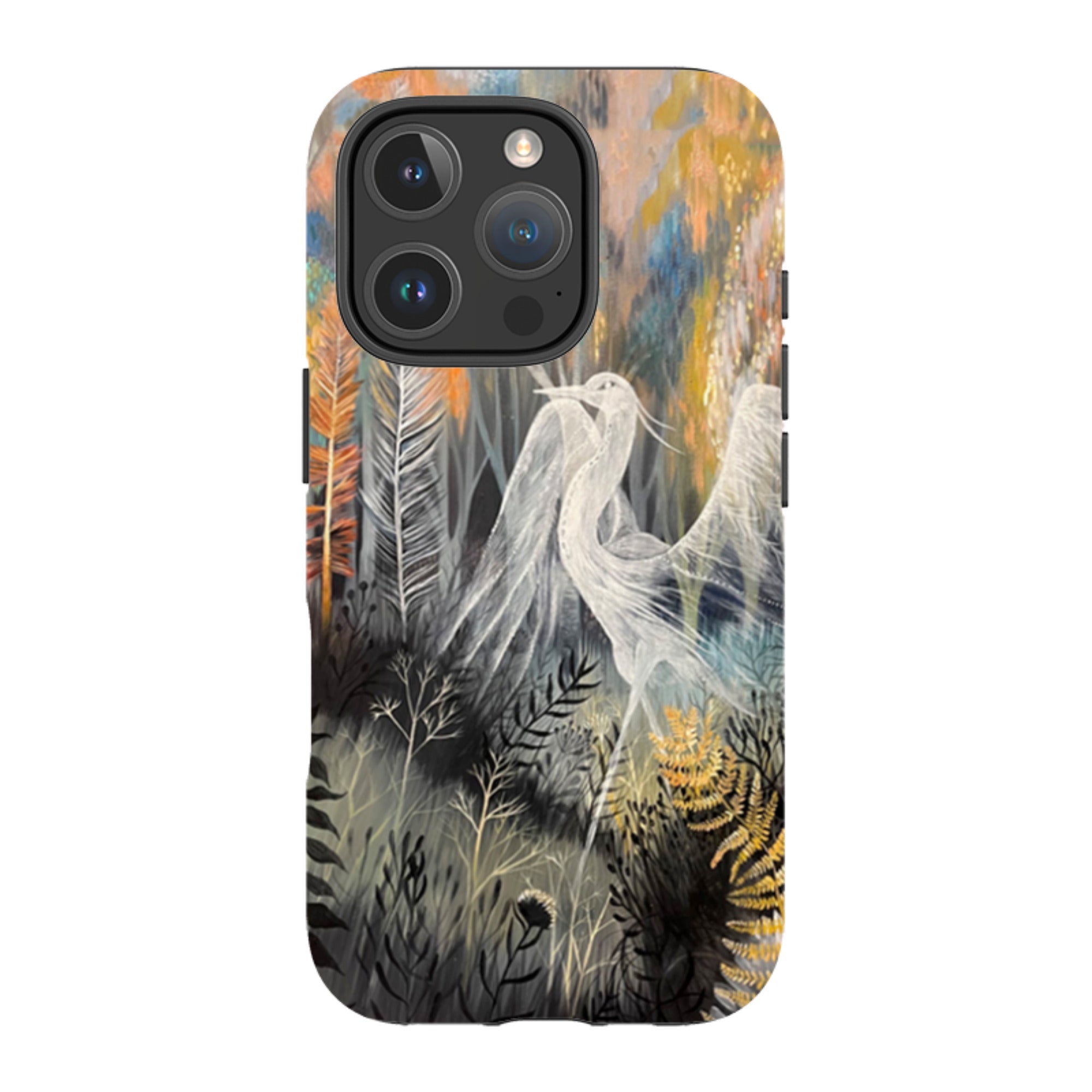 iPhone MagSafe Tough Case -  Ghost Heron By Mia Underwood