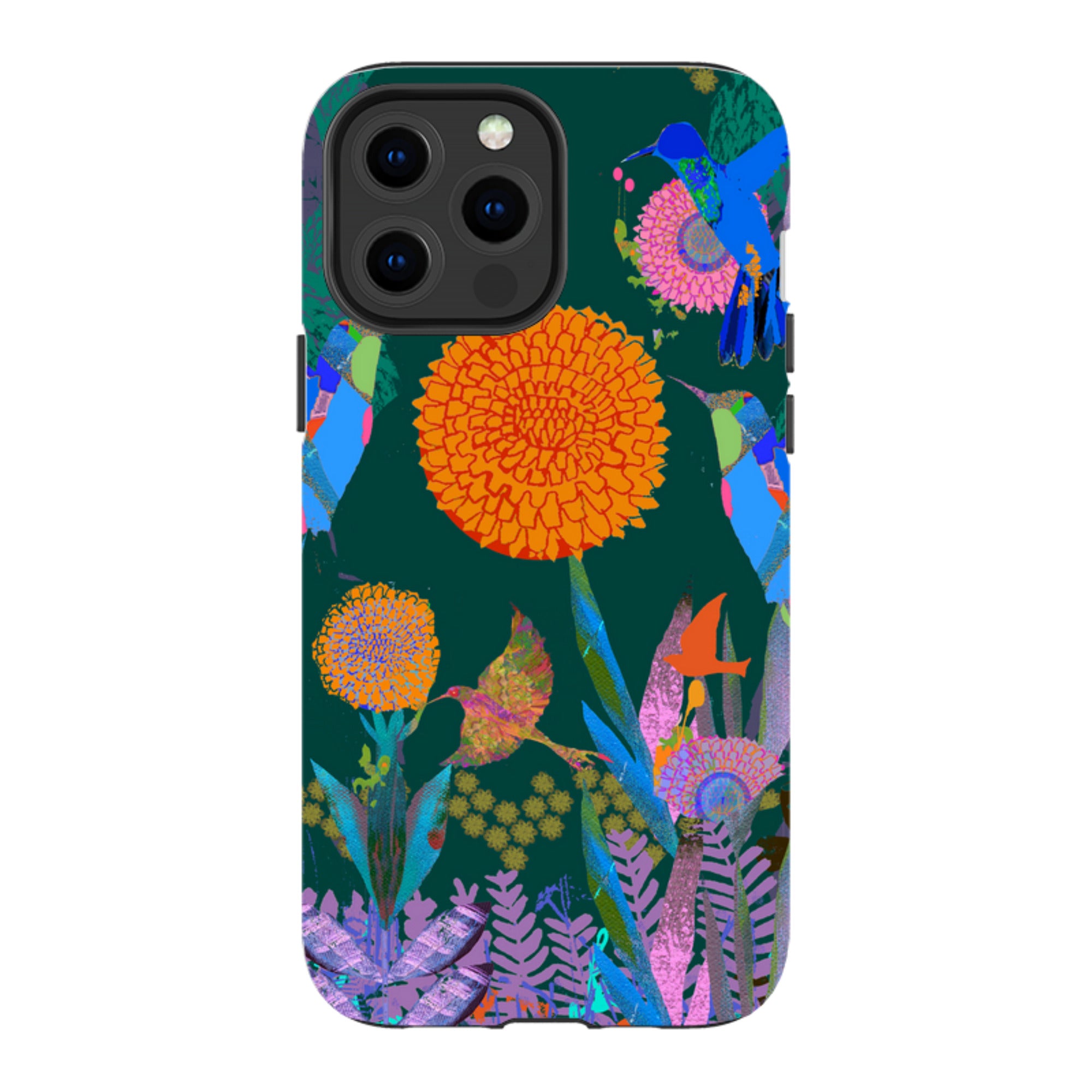 iPhone Tough Case - Hummingbird Forest By Tiffany Lynch
