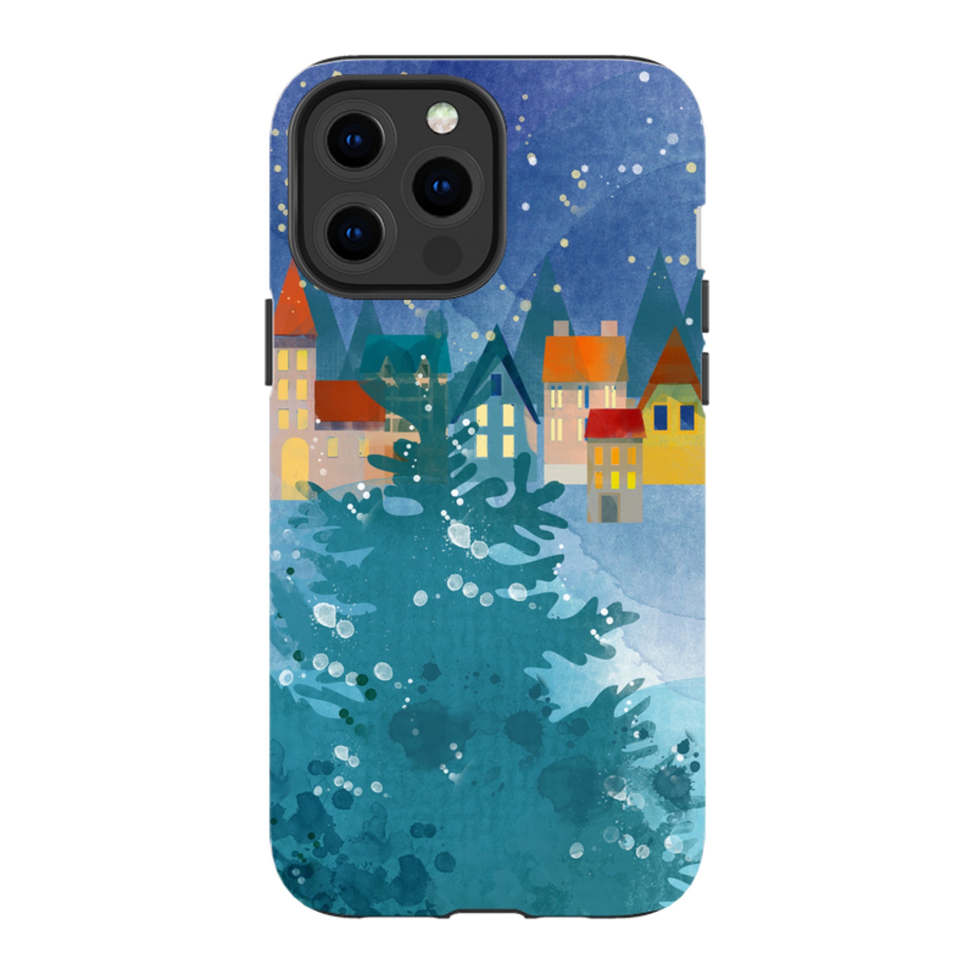 iPhone Tough Case - Winter Town