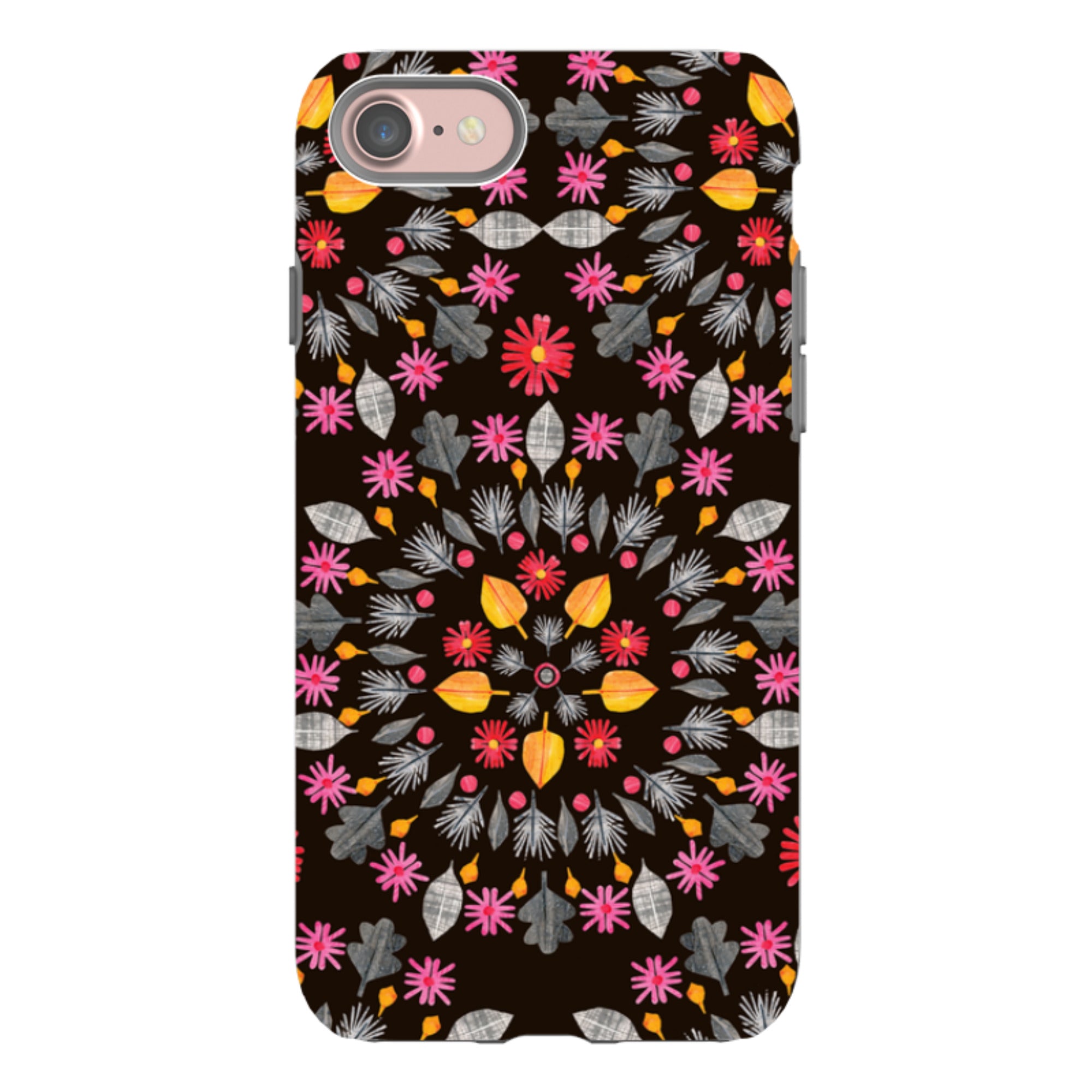 iPhone Tough Case - Autumn Mandala By Tracey English