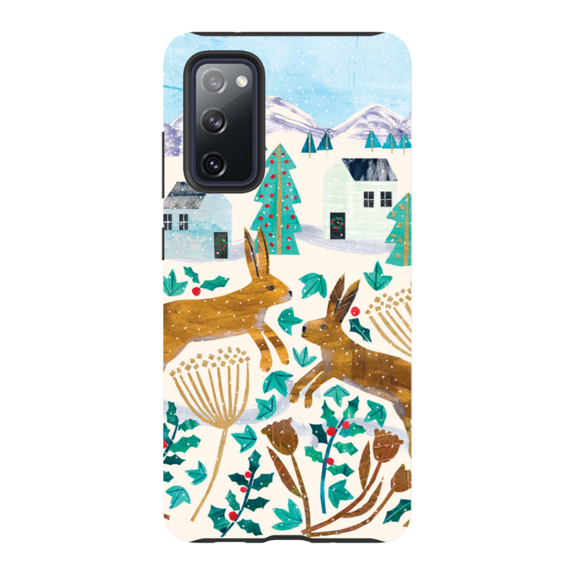 Samsung Tough Case - Xmas Hare By Tracey English