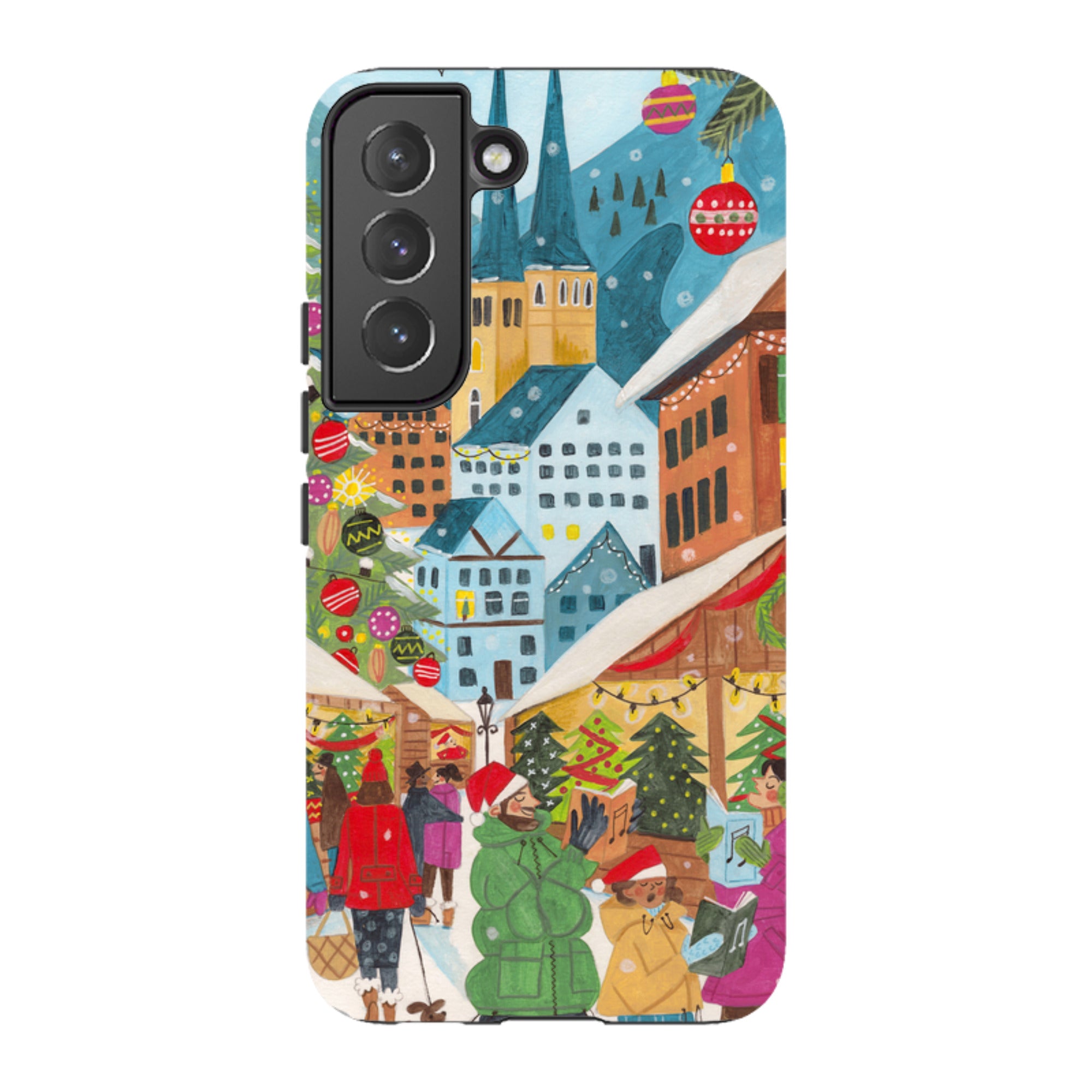 Samsung Tough Case - Christmas Market By Caroline Bonne Muller