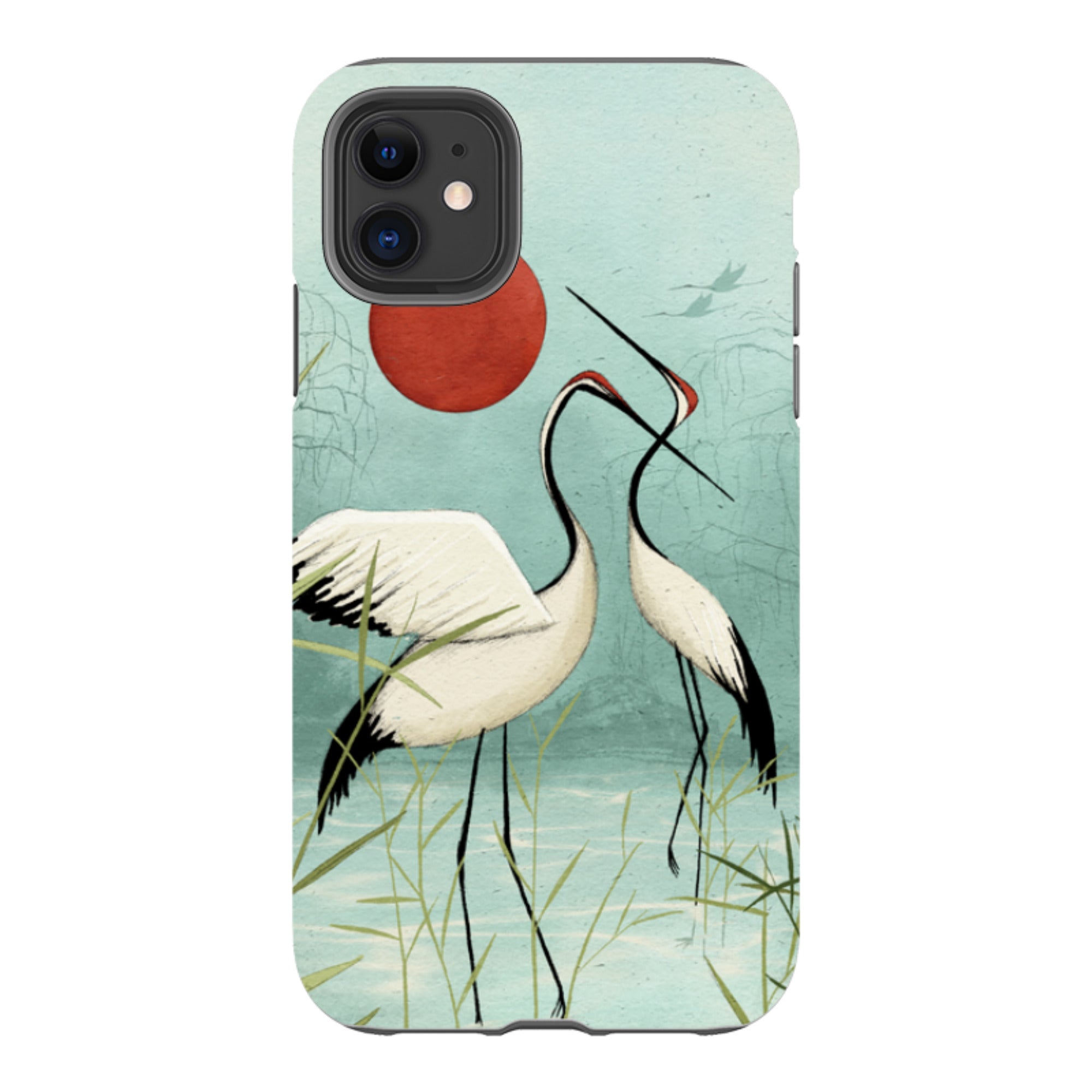 iPhone Tough Case - Cranes By Maja Lindberg