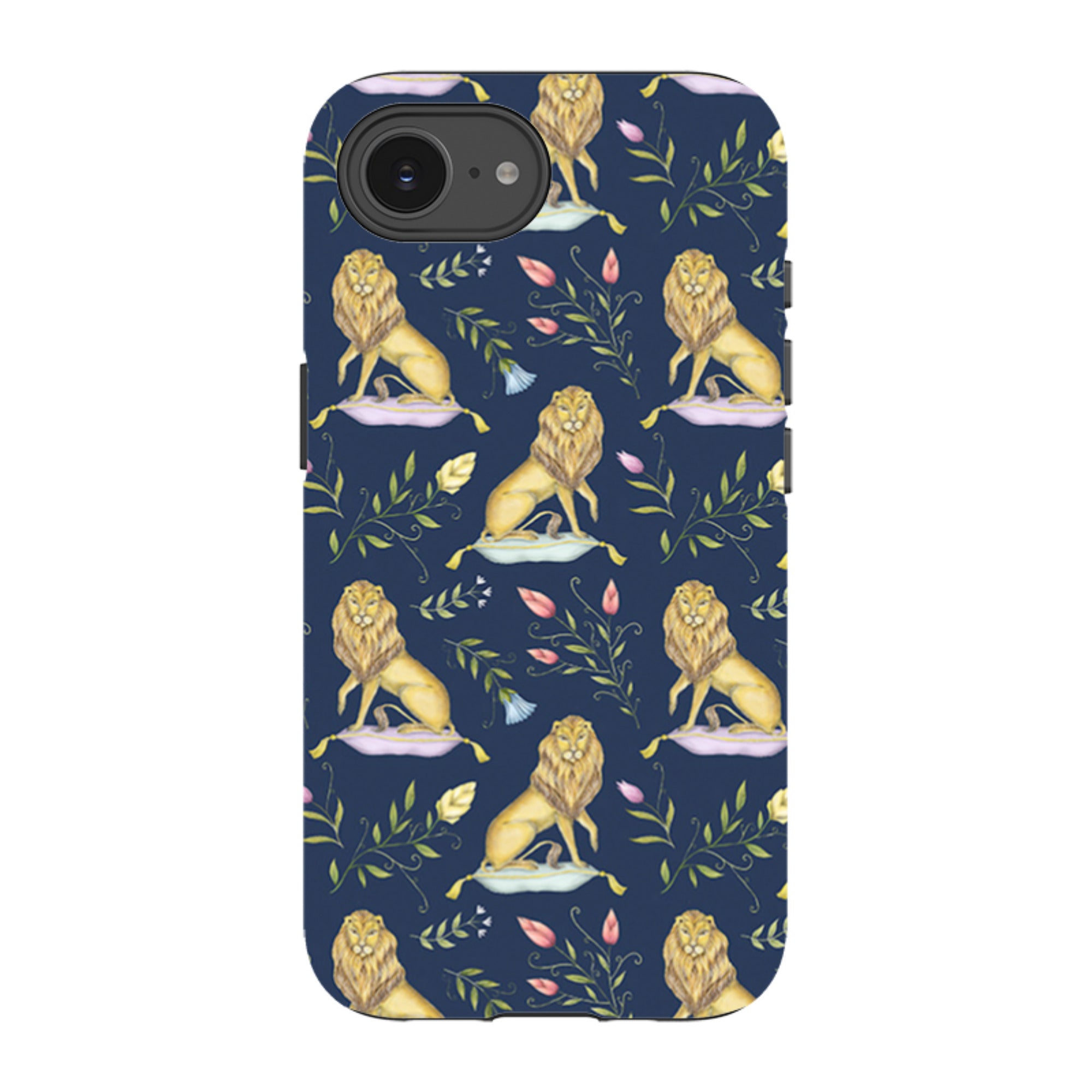 iPhone Tough Case - Leo Et Flores Navy By Catherine Rowe