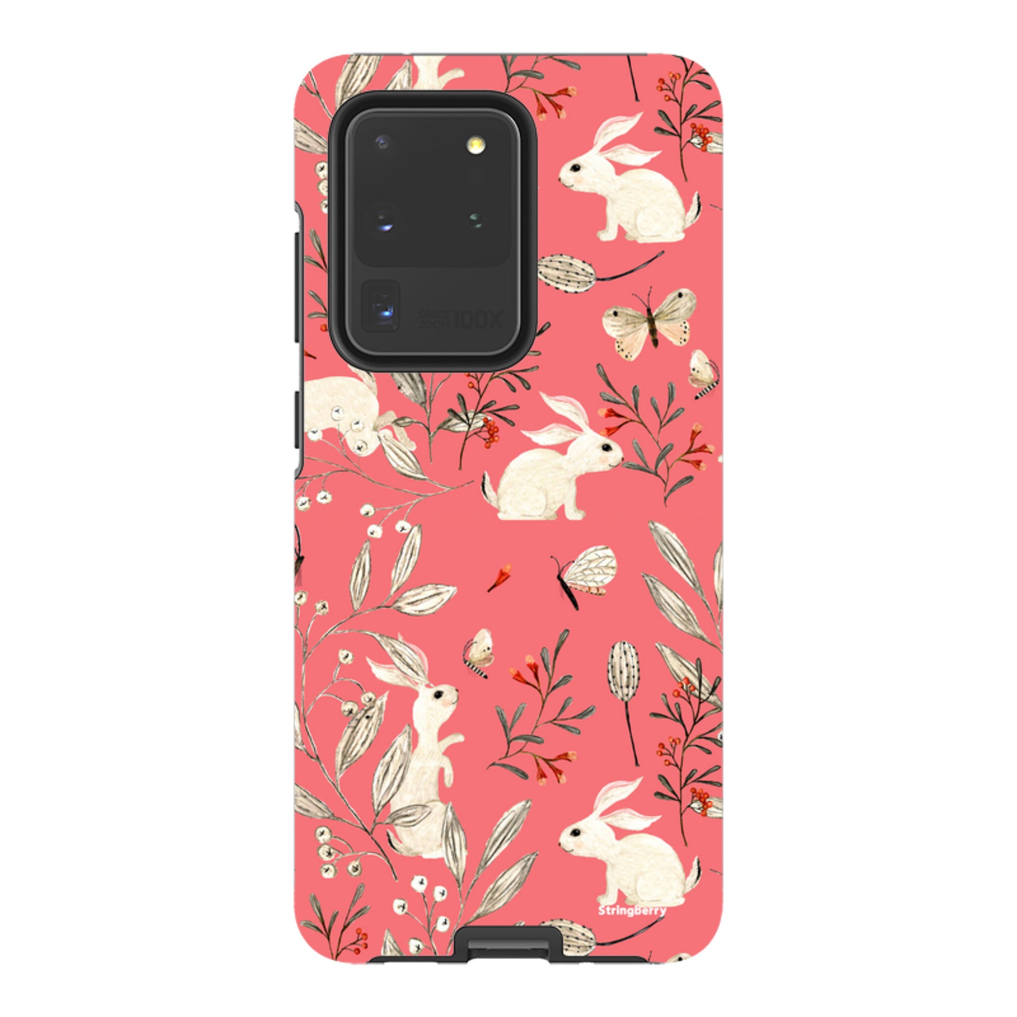 Samsung Tough Case - Bunnies Raspberries By Katherine Quinn