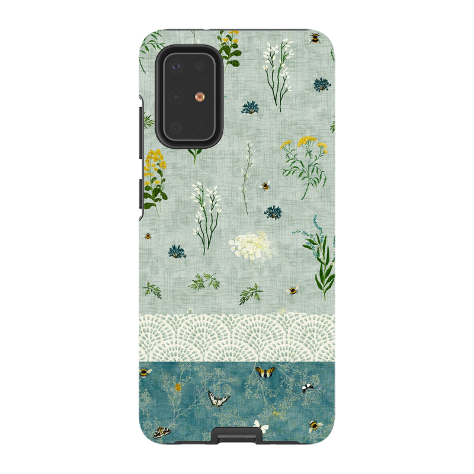 Samsung Tough  Case - Song Bird Florals and Bees 2 By Katherine Quinn