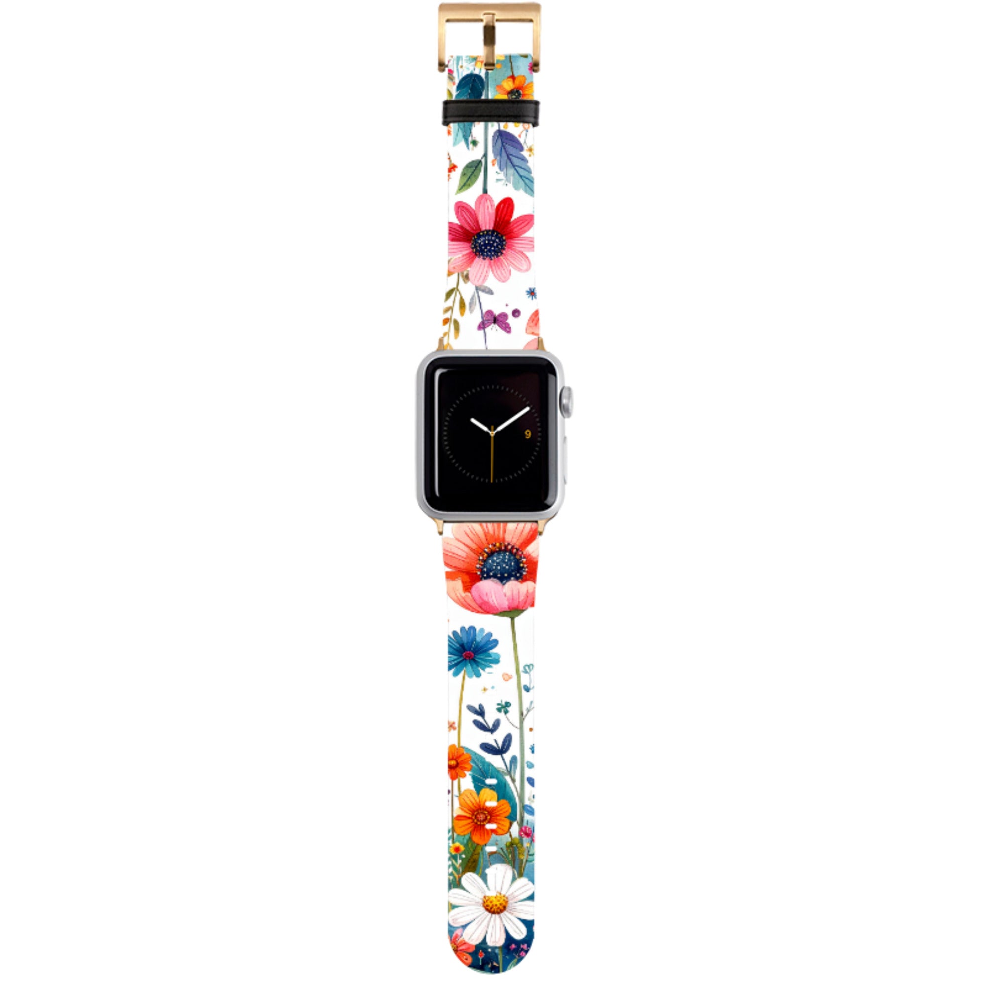 Field Floral Apple Watch Strap