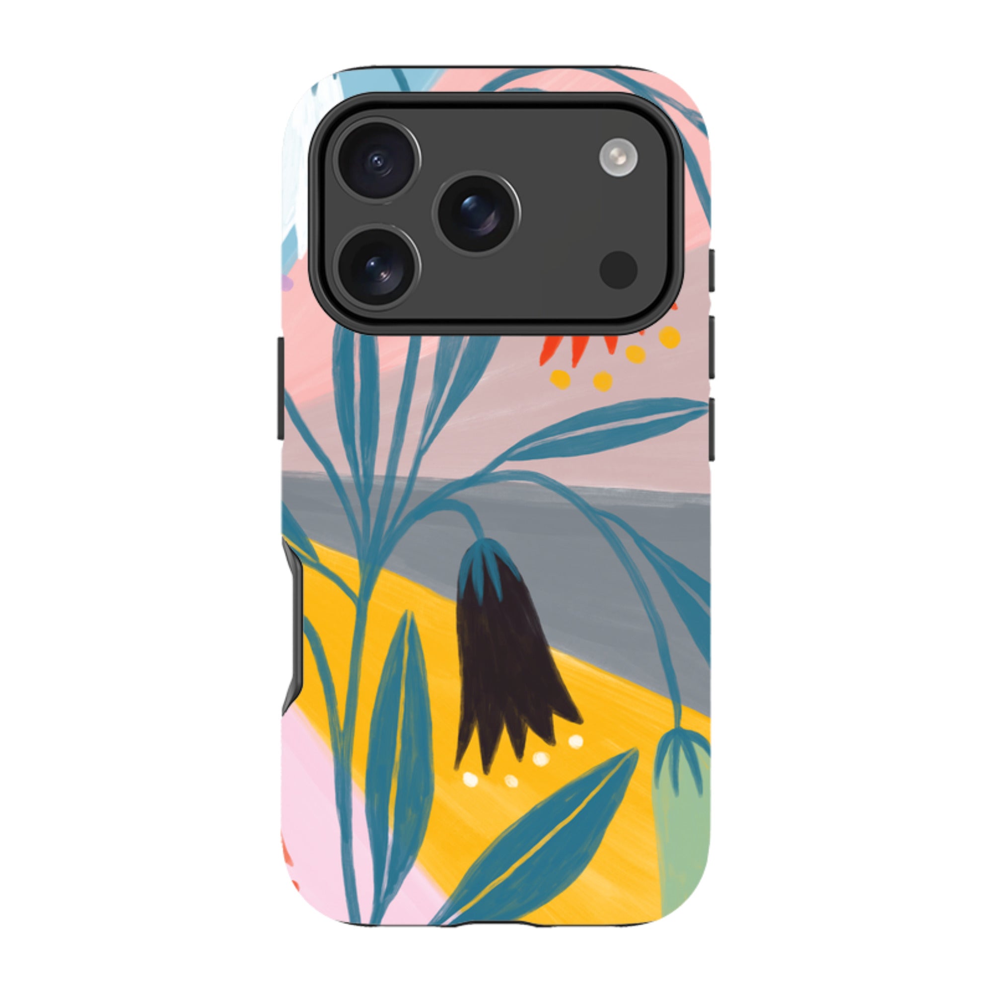 iPhone Tough Case - Bell Flowers By Lee Foster Wilson