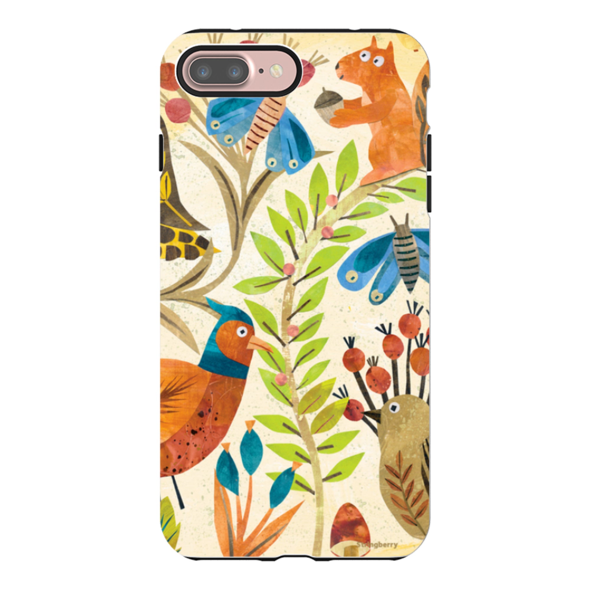 iPhone Tough Case - Woodland Friends By Tracey English