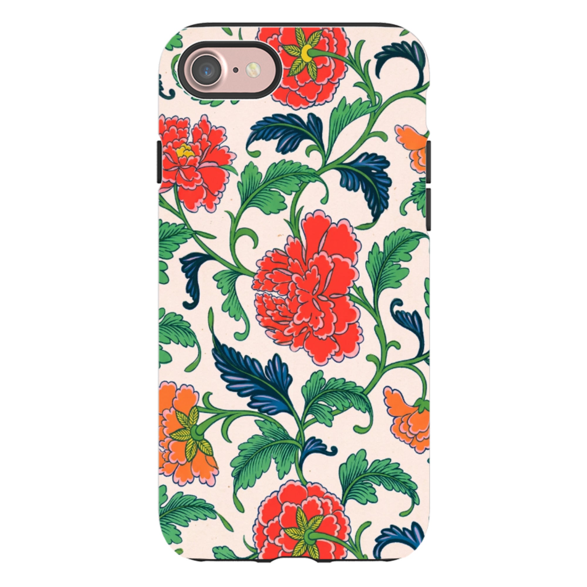 iPhone Tough Case - Vintage Peony Floral