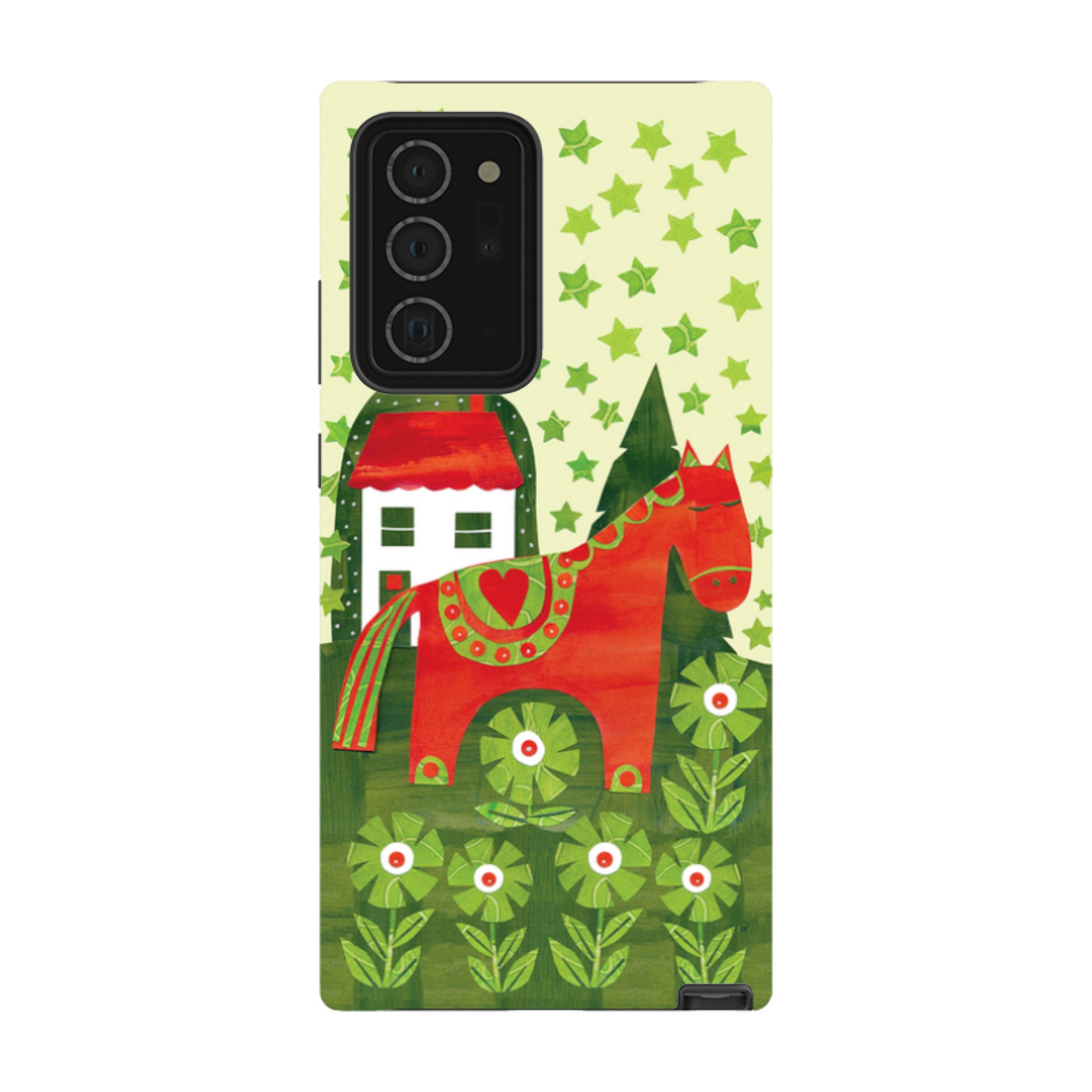 Samsung Tough Case - Red Dala Horse By Tracey English