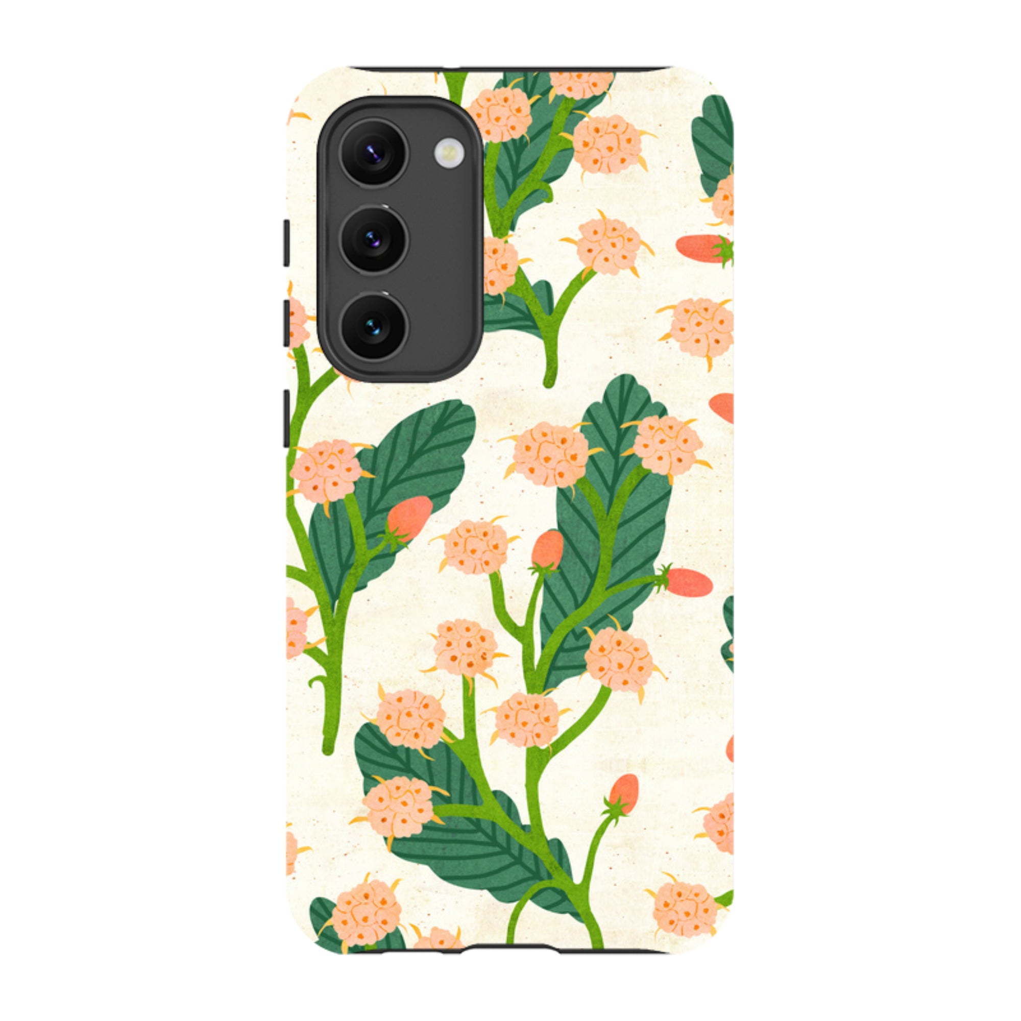 Samsung Tough Case - Summer Seeds Cream By Katherine Quinn