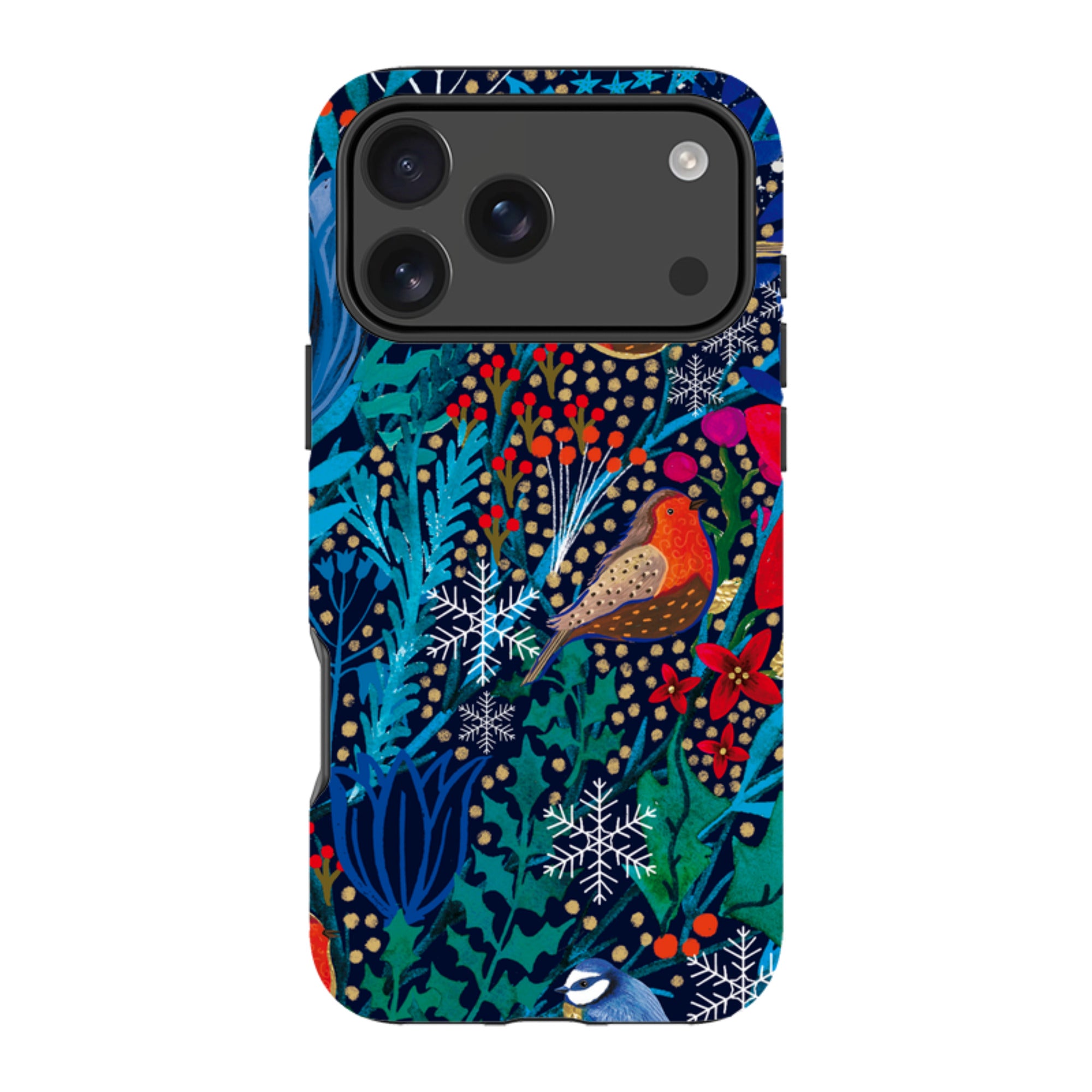iPhone Tough Case - Xmas Robin III By Emma Frances Grant