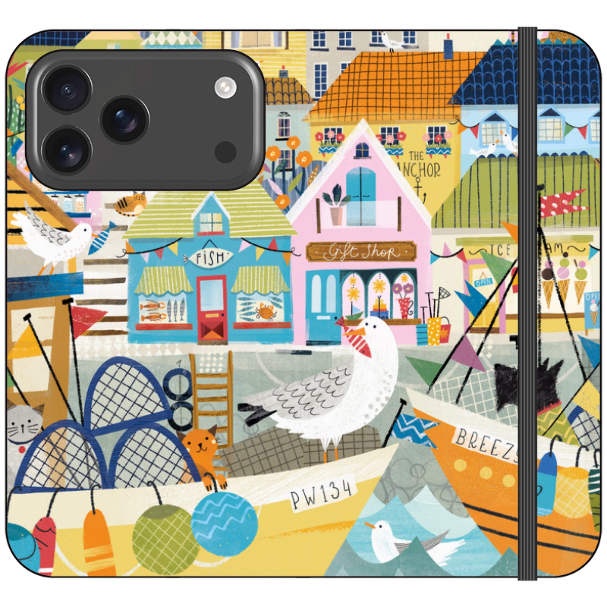 Harbour Wallet Case By Ali Brookes
