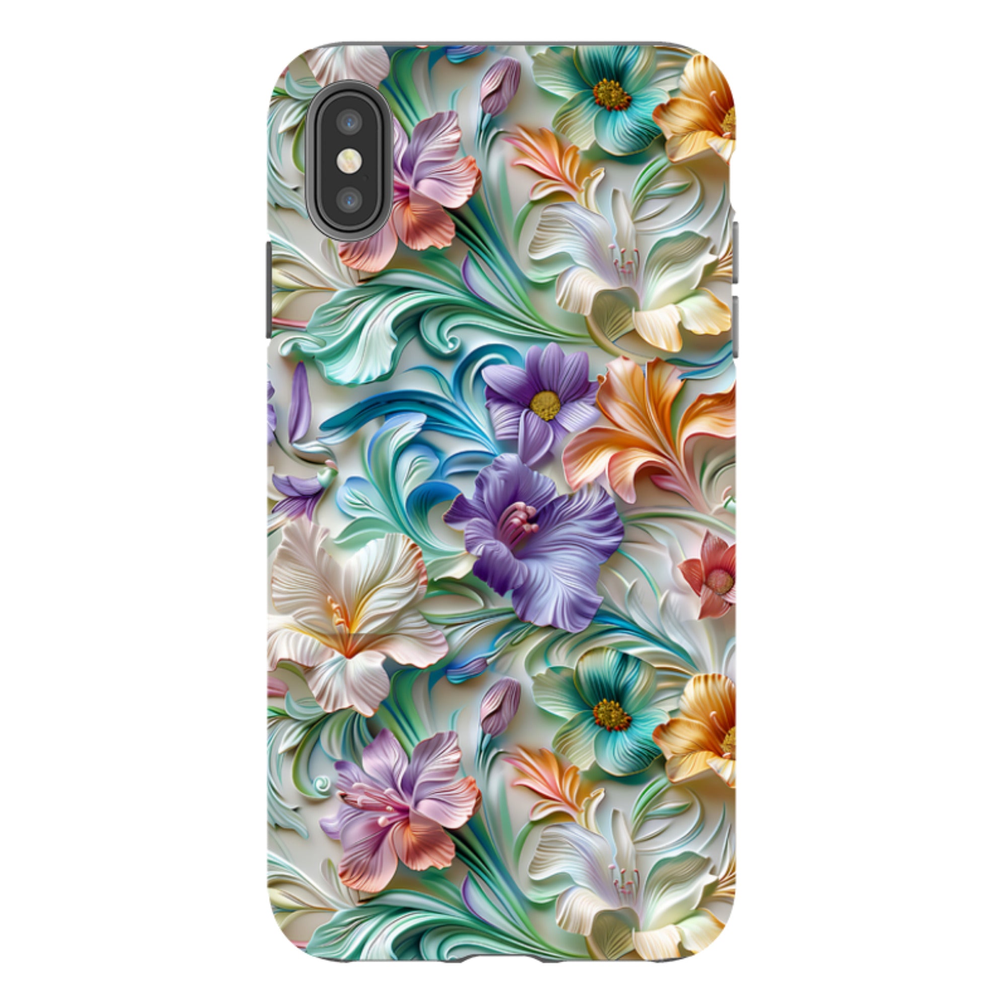 iPhone Tough Case -Neo Floral