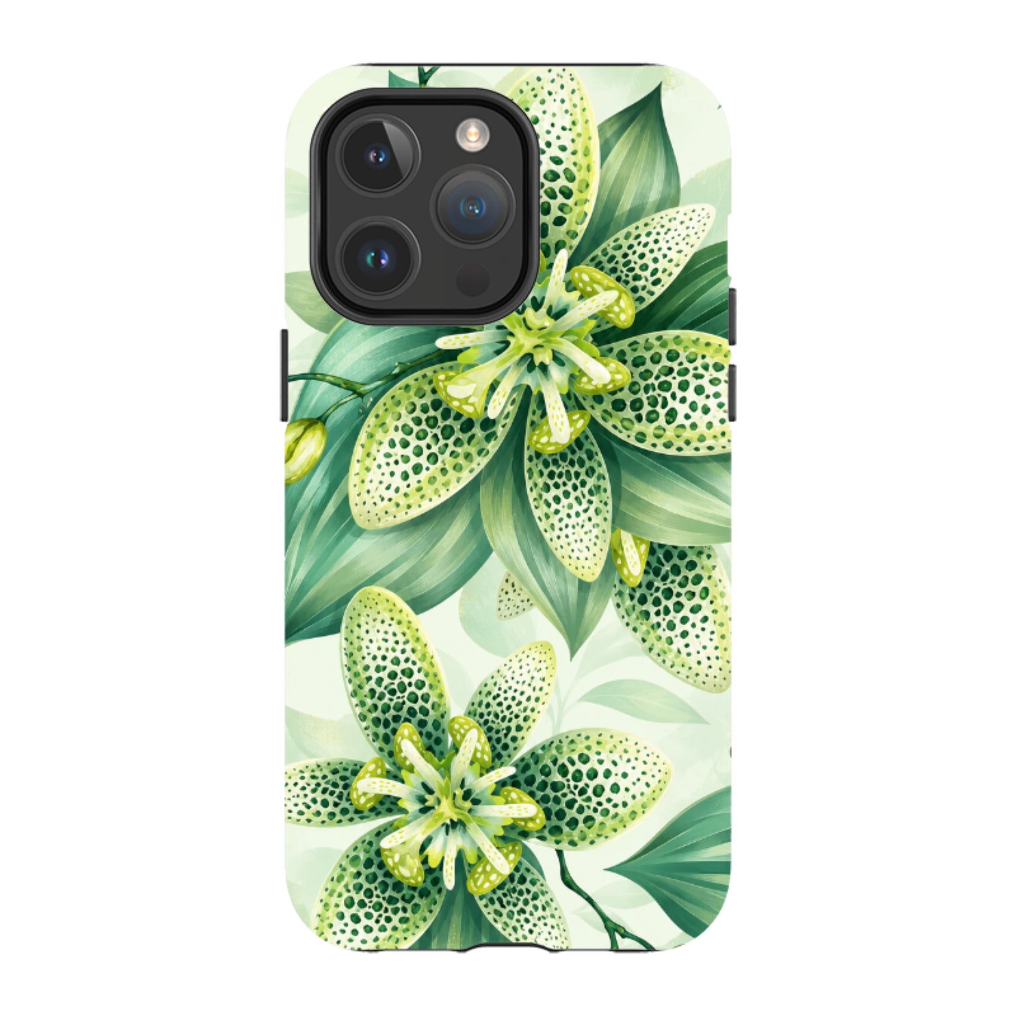 iPhone MagSafe Tough Case - Sage Green Lily