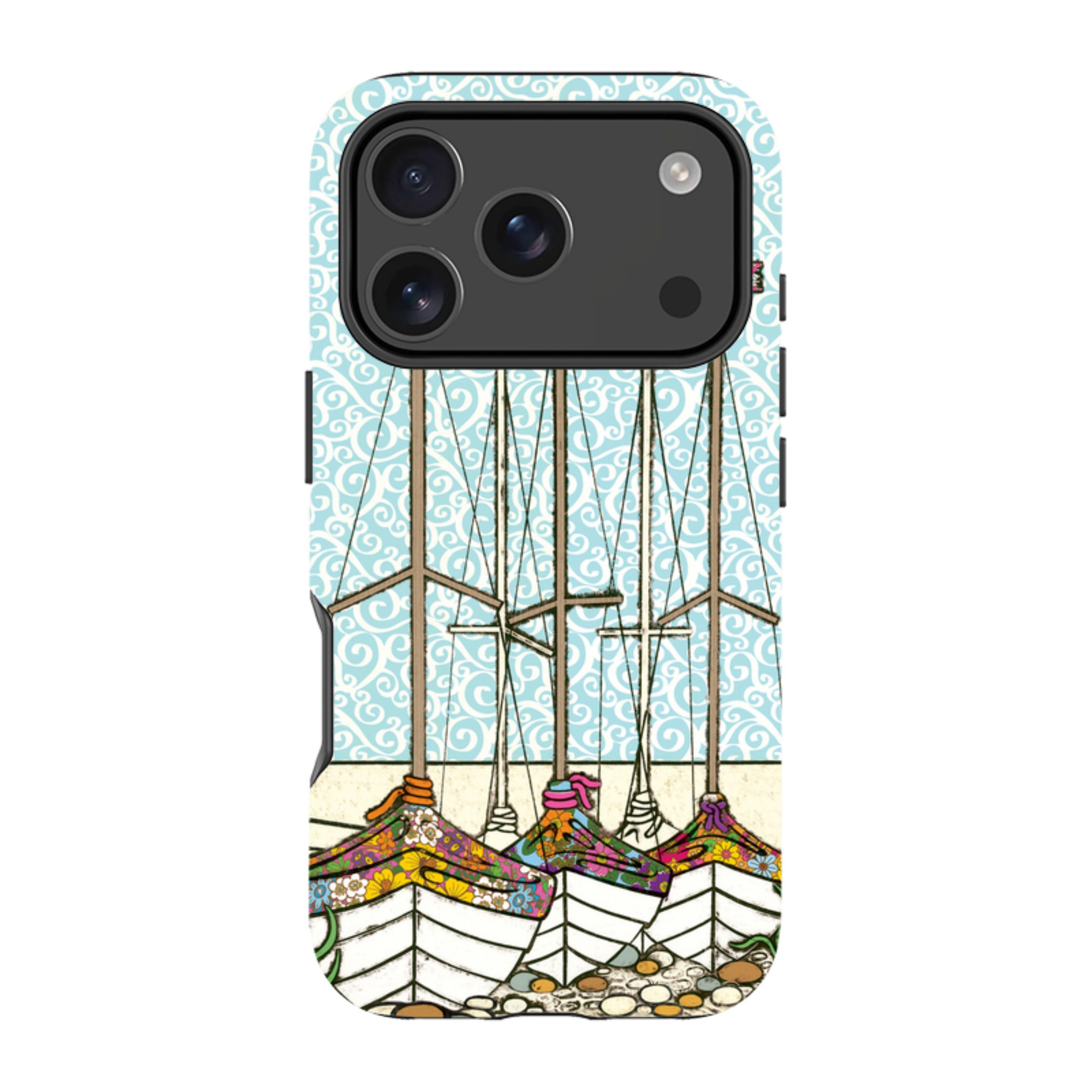 iPhone MagSafe Tough Case -  Boats At Rest By Amelia Bowman