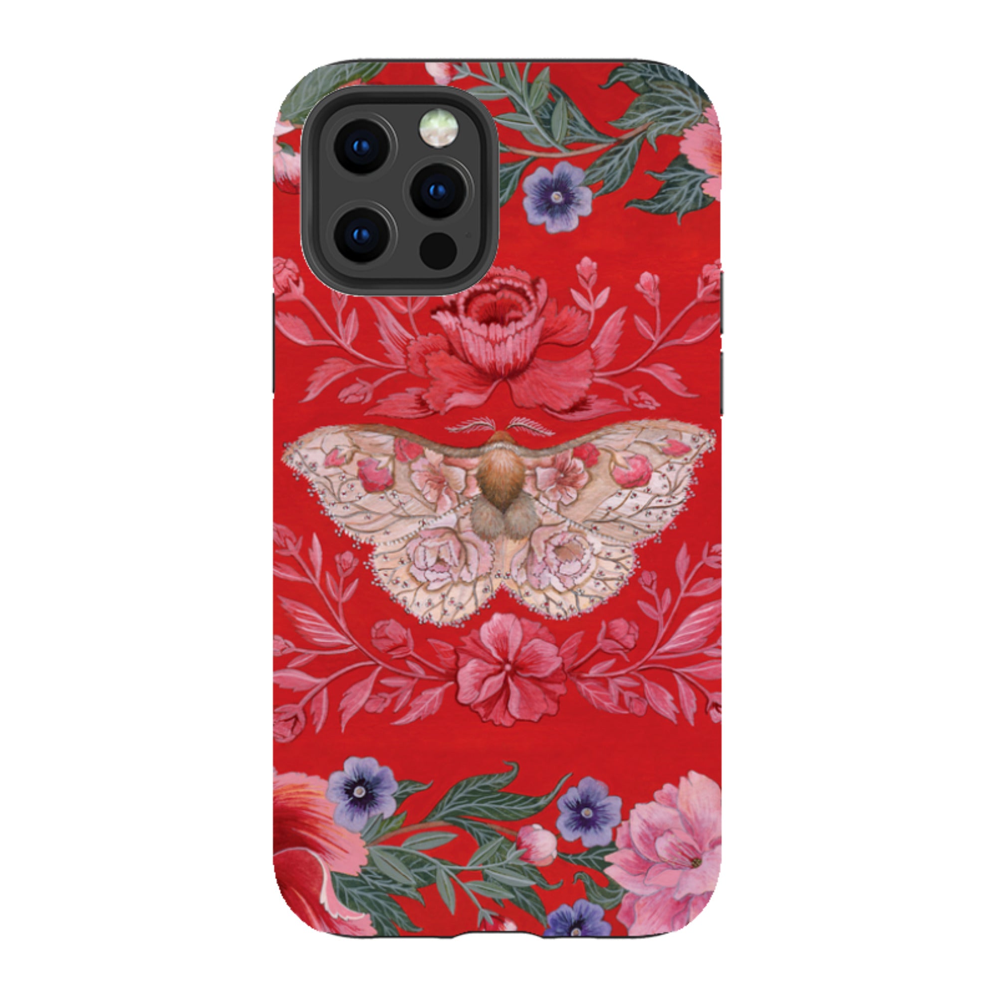 iPhone Tough Case - Blossom Moth By Maria Matos