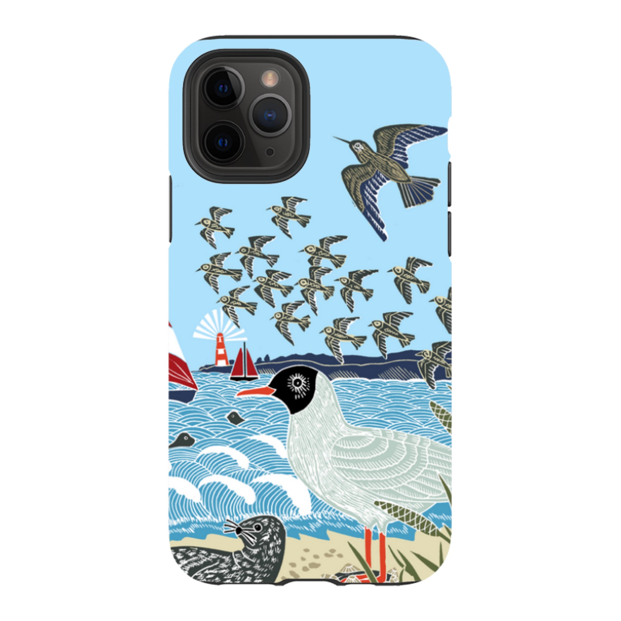iPhone Case - Seagulls and Seals By Kate Heiss