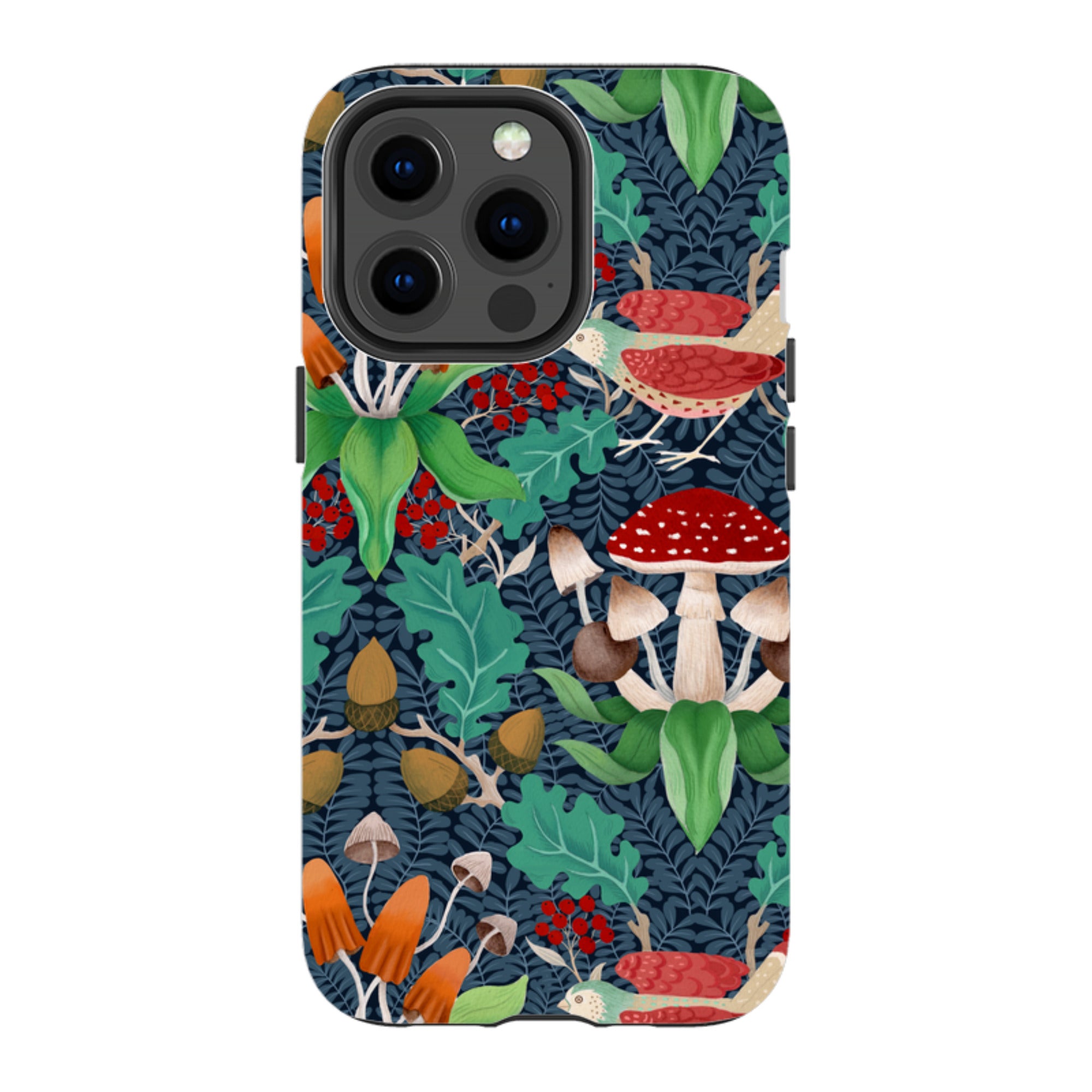 iPhone Tough Case - Mushrooms By Bex Parkin