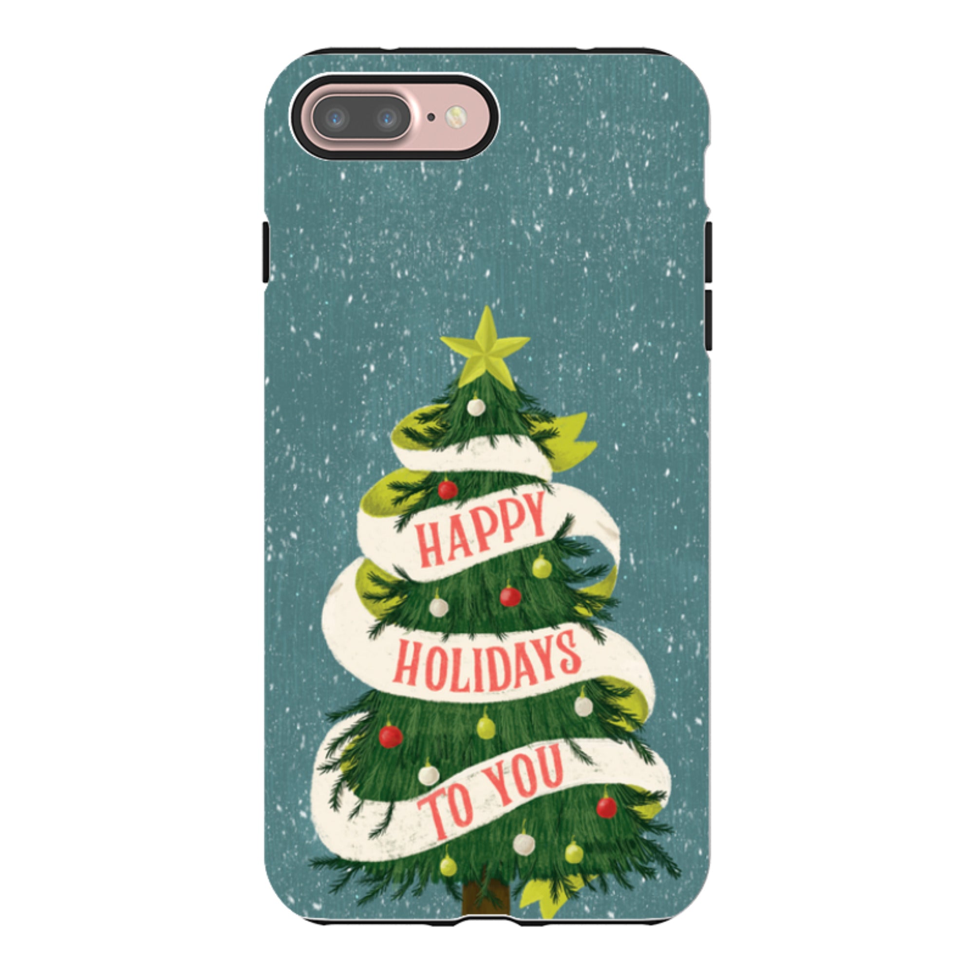 iPhone Tough Case - Happy Holidays By Abby Jacobs