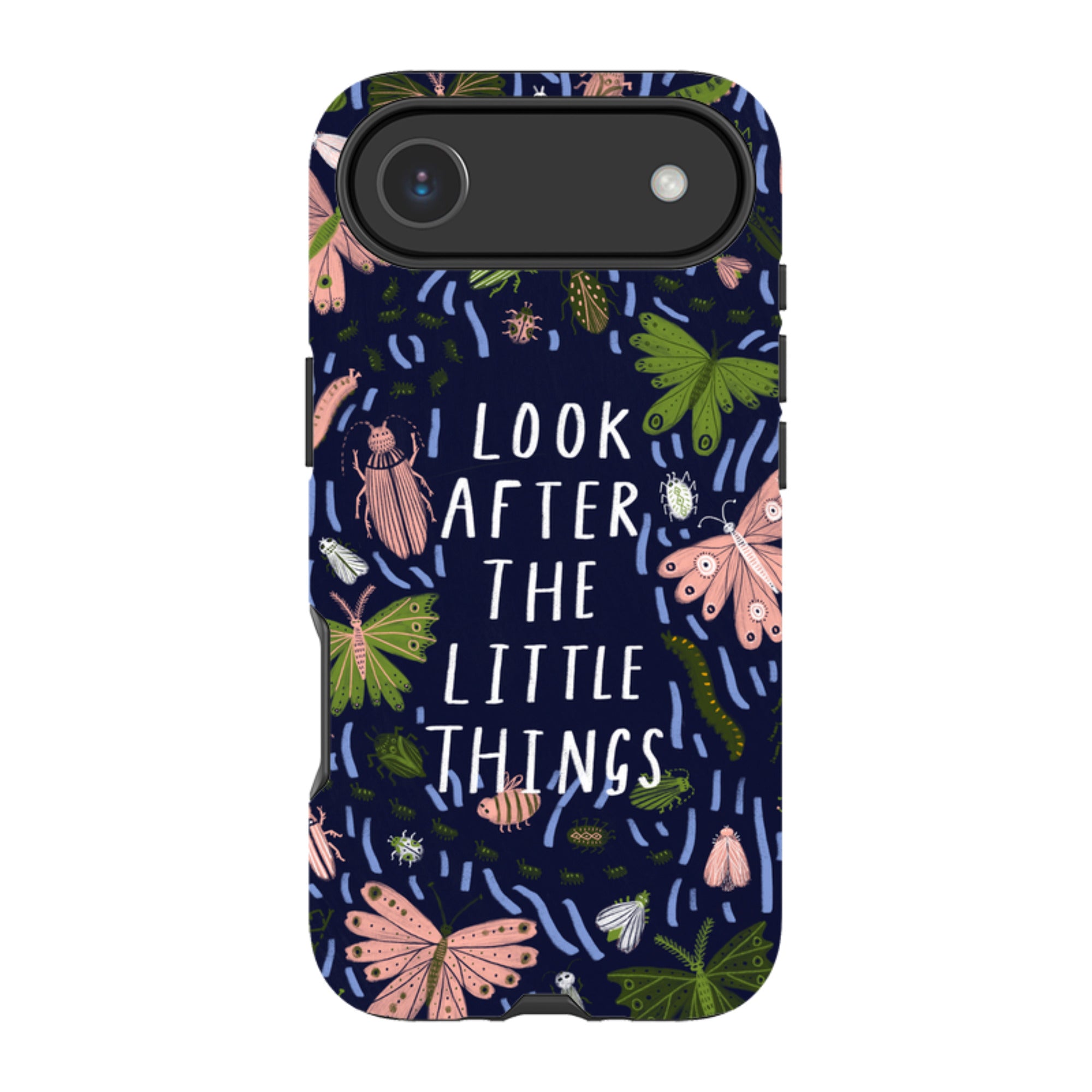 iPhone Tough Case - Little Things Blue By Lee Foster Wilson