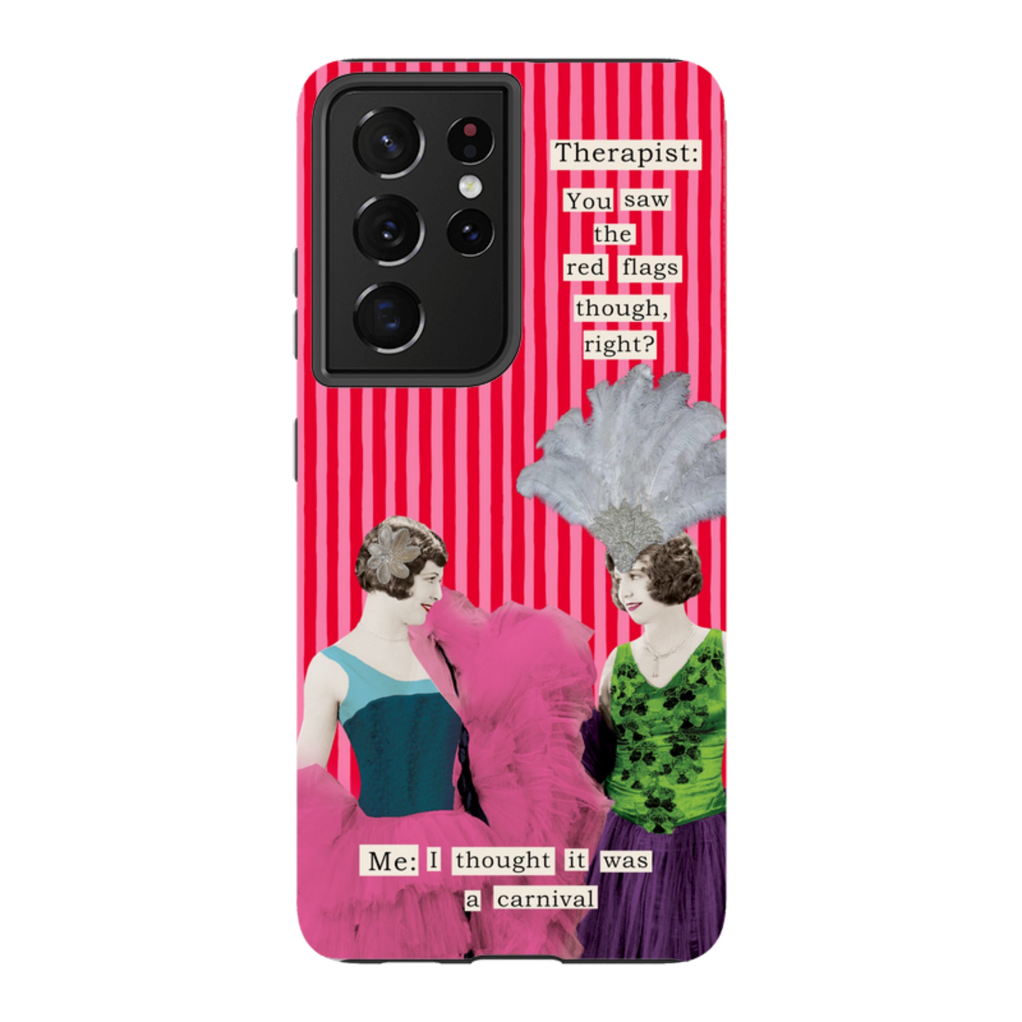 Samsung Tough Case - Therapist Red Flag By Clare Jordan