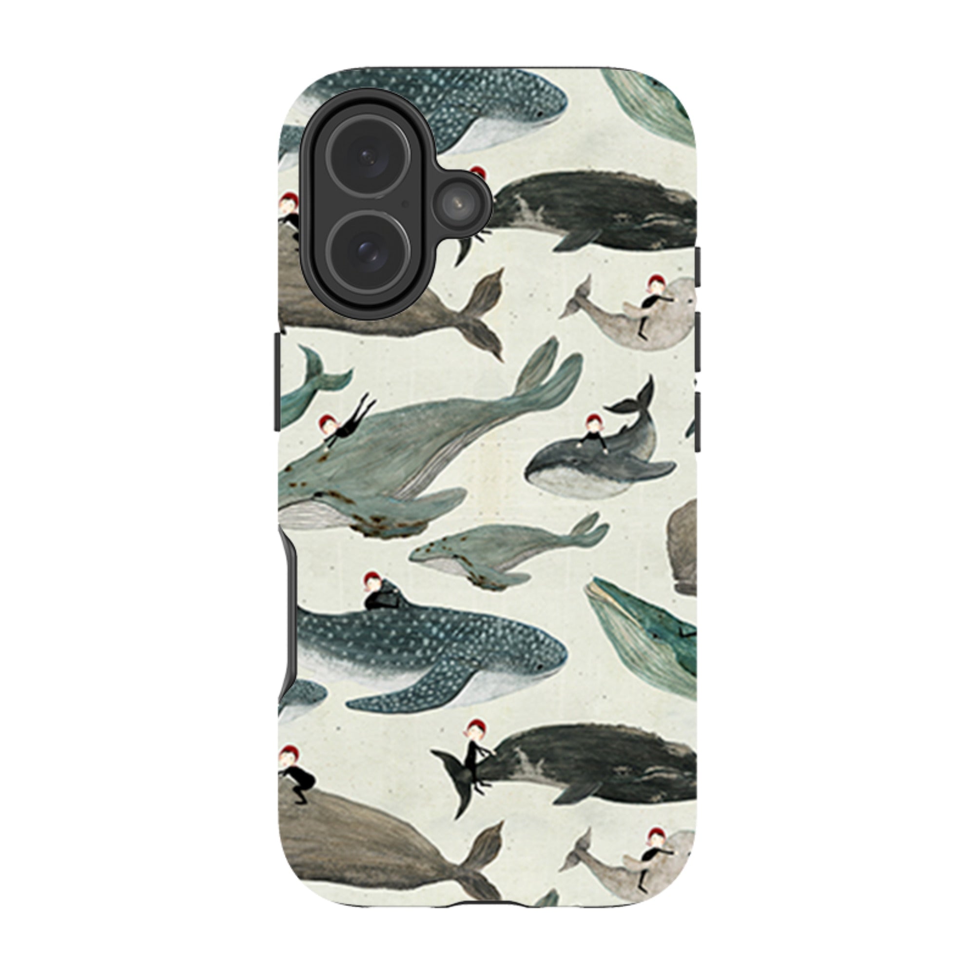 iPhone Tough Case - Whale Rider By Katherine Quinn
