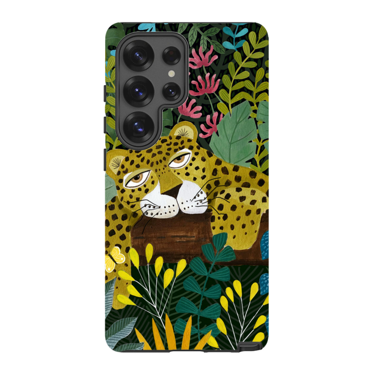 Samsung Tough Case - Sleepy Leopard By Bex Parkin