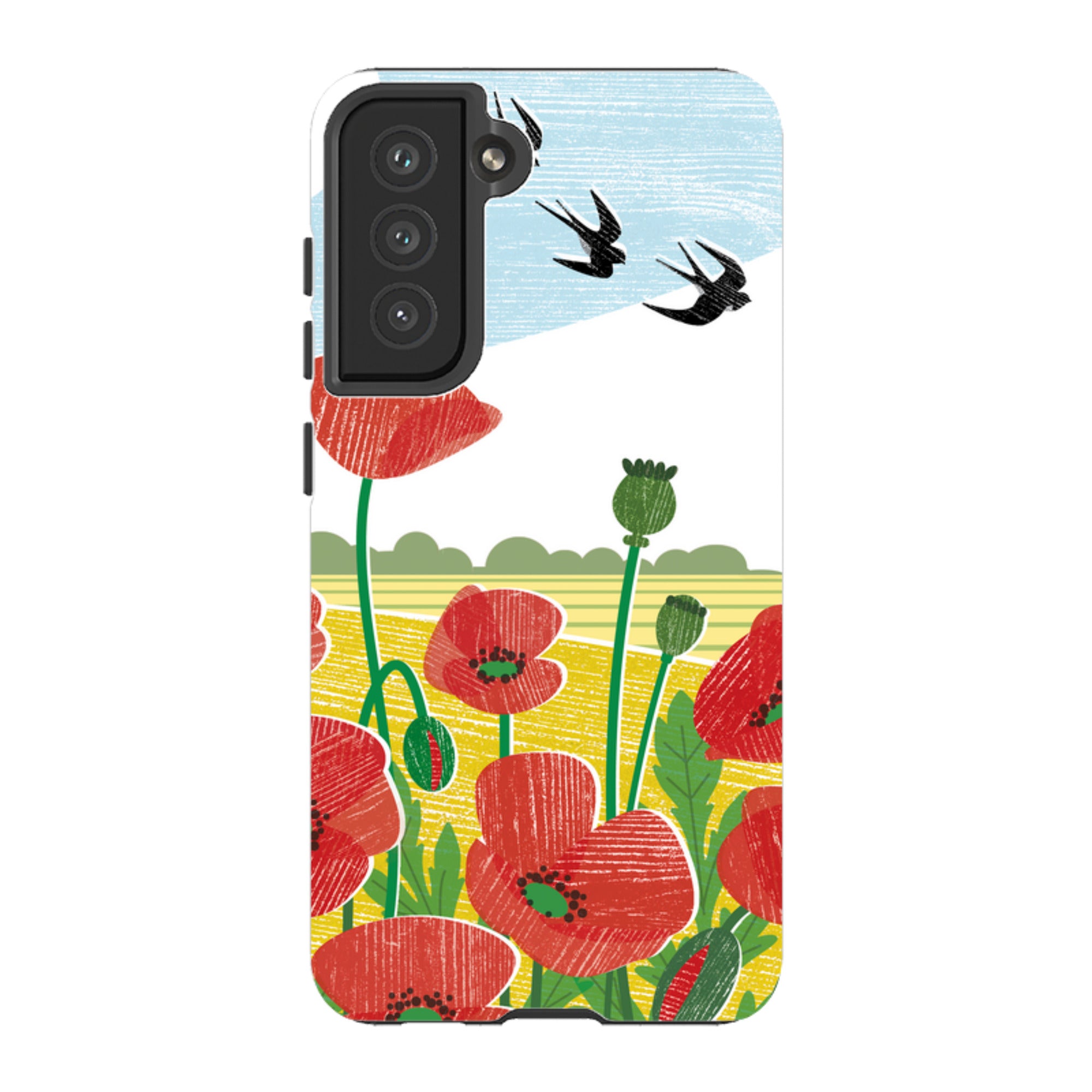 Samsung Tough Case - Poppy Fields By Liane Payne