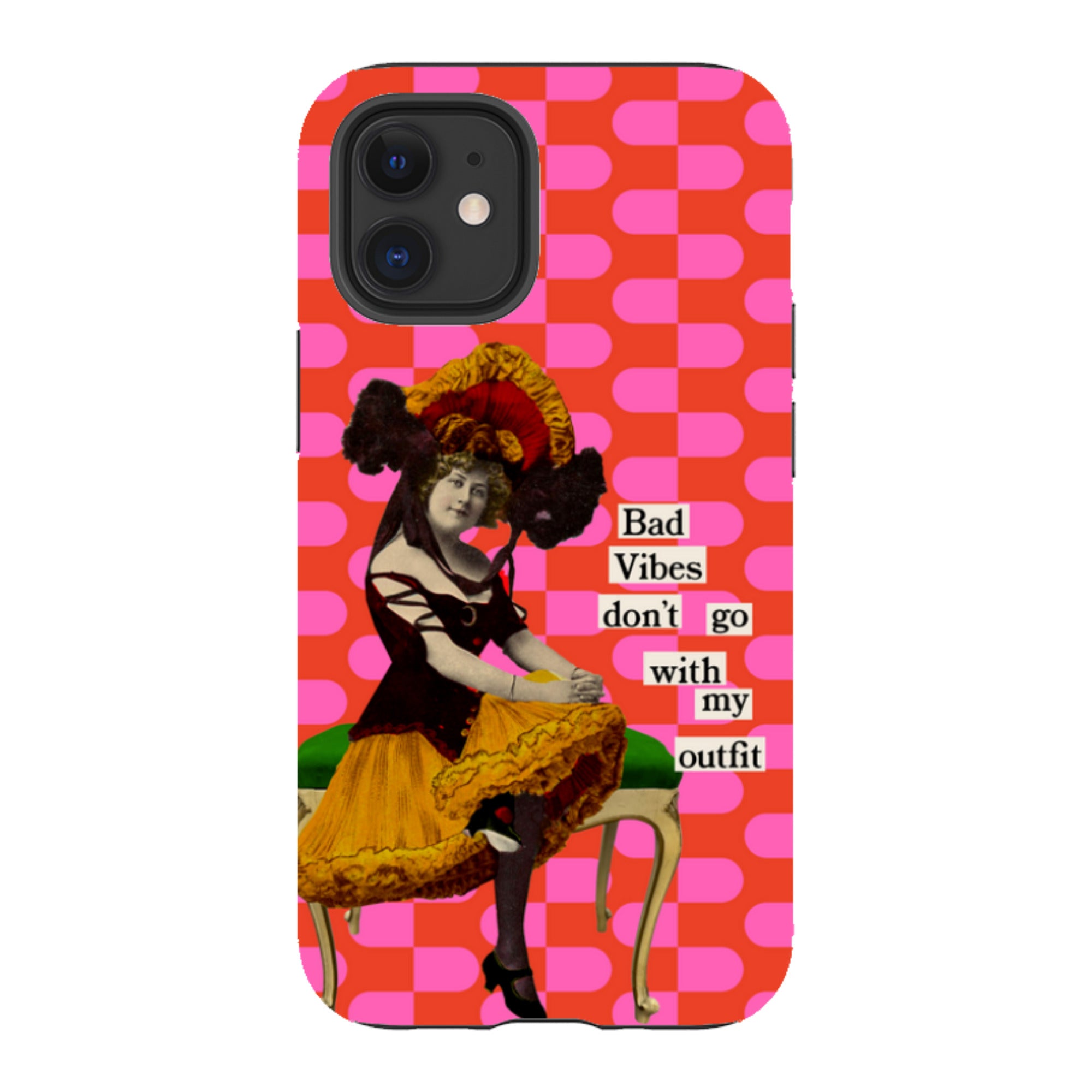 iPhone Tough Case - Bad Vibes By Clare Jordan