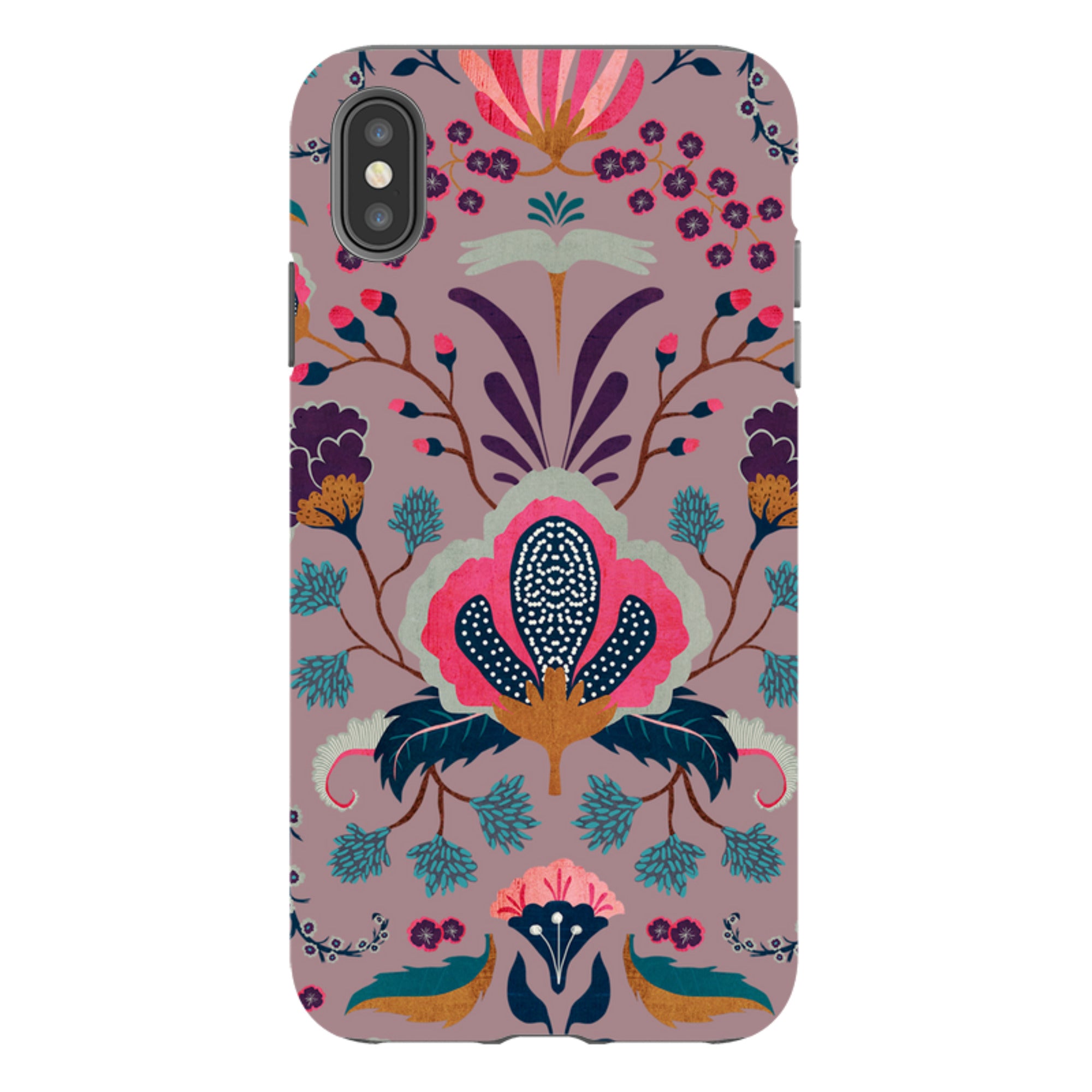 iPhone Tough Case - Folk Floral III By Katherine Quinn