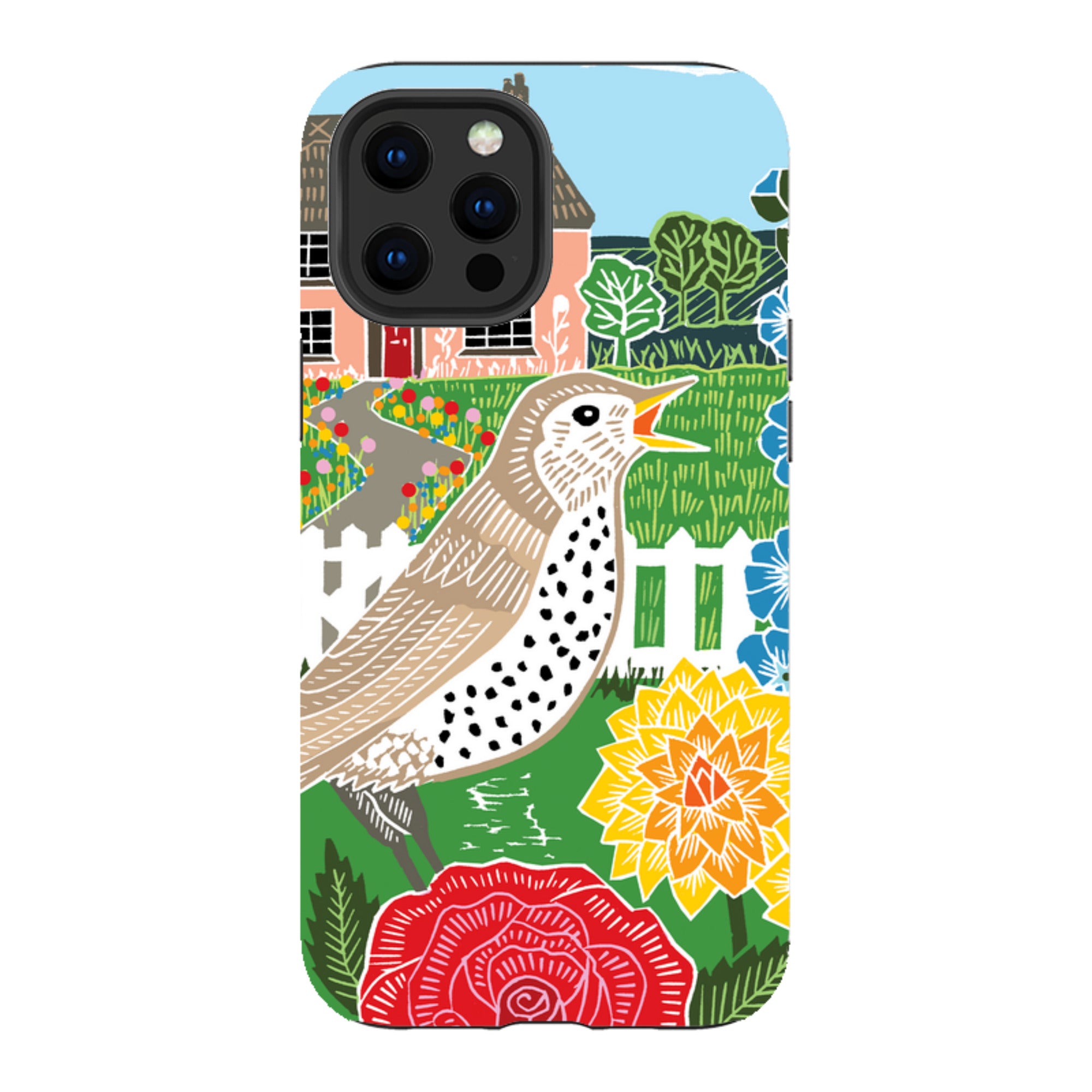 iPhone Tough Case - Cottage Garden By Kate Heiss