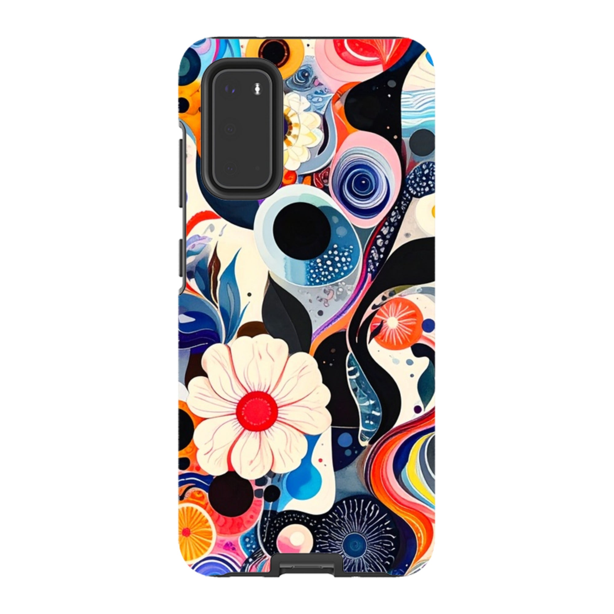 Samsung Tough Case - Floral Marble