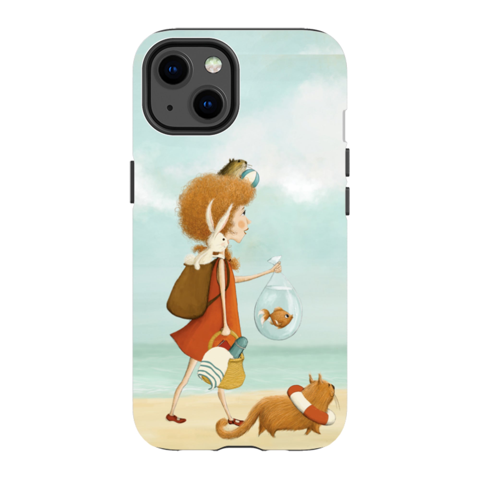 iPhone MagSafe Tough Case - On Vacation By Maja Lindberg