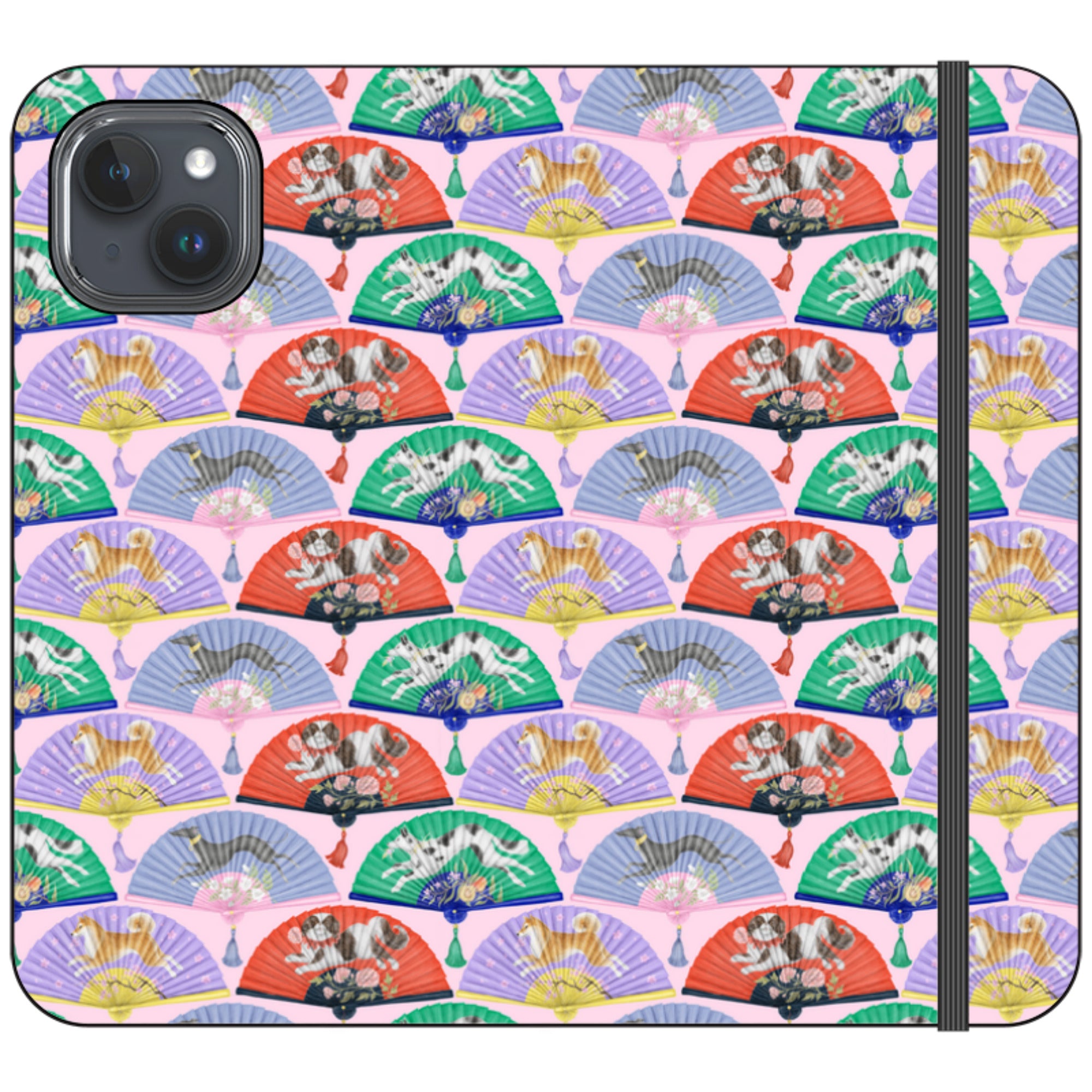 Dog Fan Wallet Case By Catherine Rowe